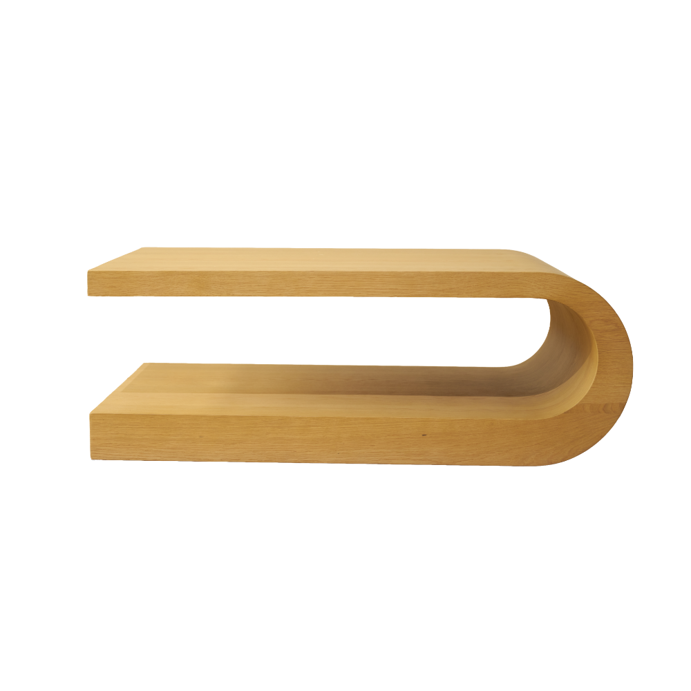 Arcus Coffee Table — Natural oak finish