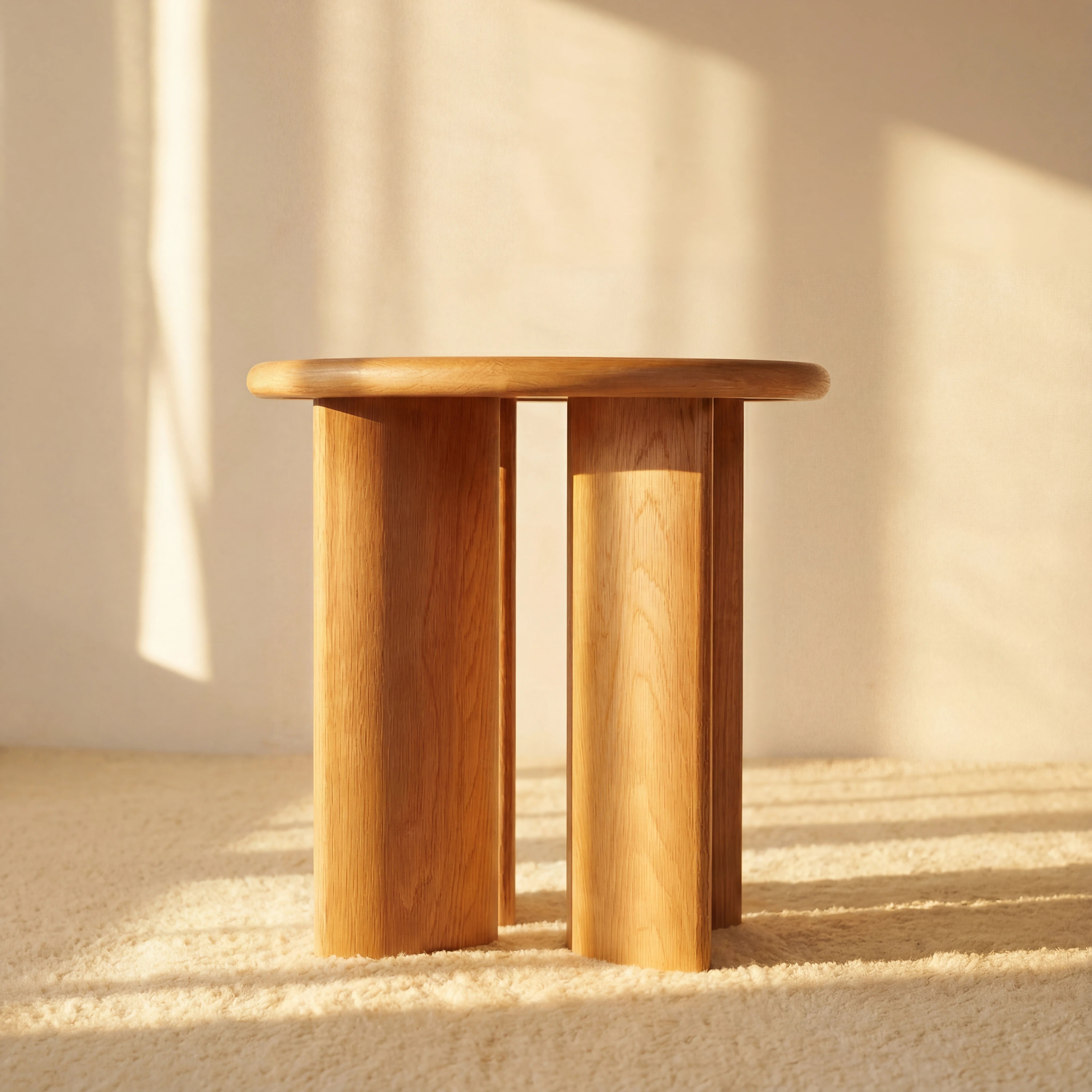 Haven Side Table White oak