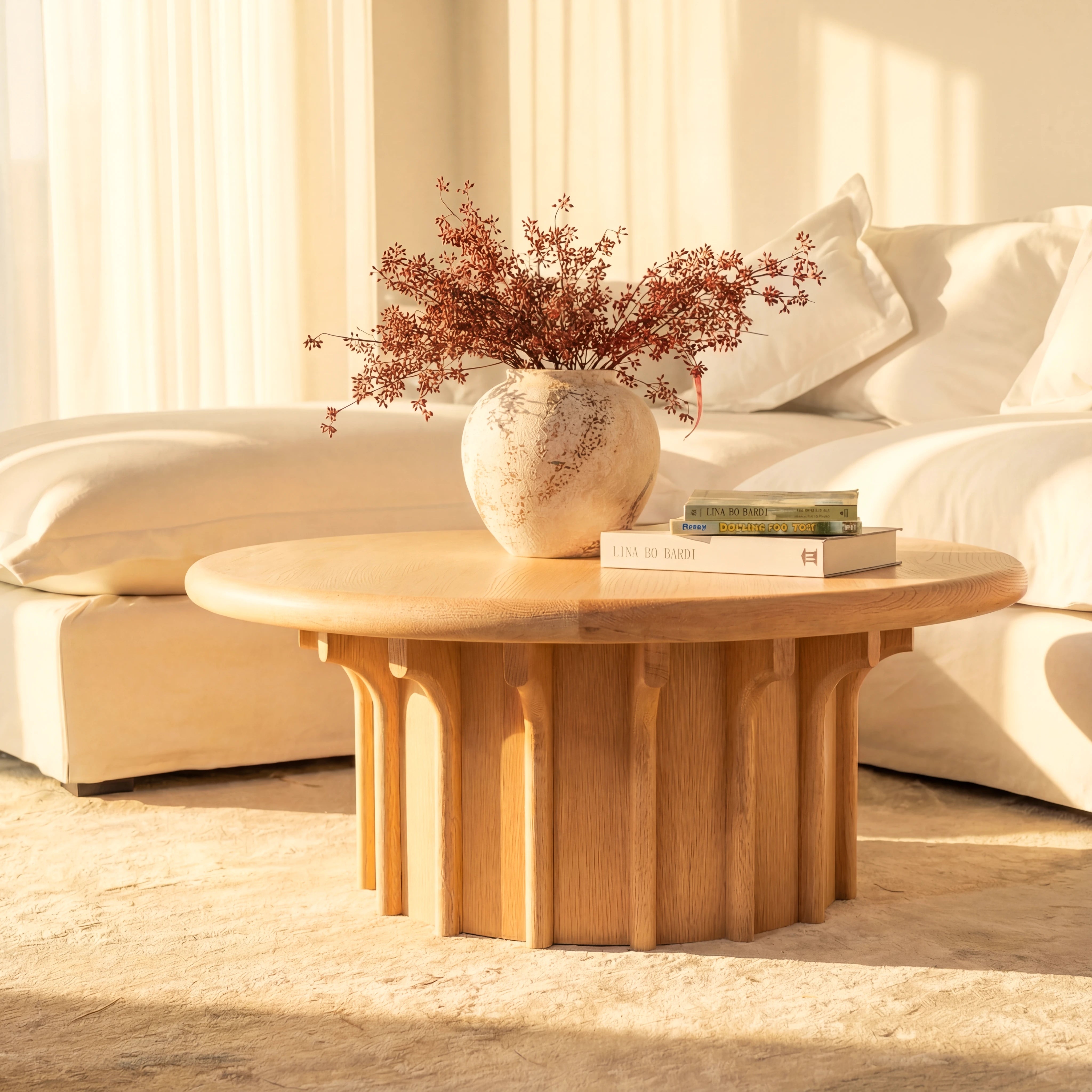 Corin Coffee Table White oak
