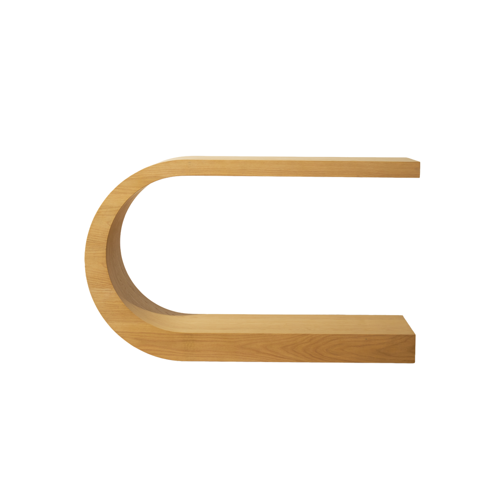 Arcus Console Table  — Natural oak finish
