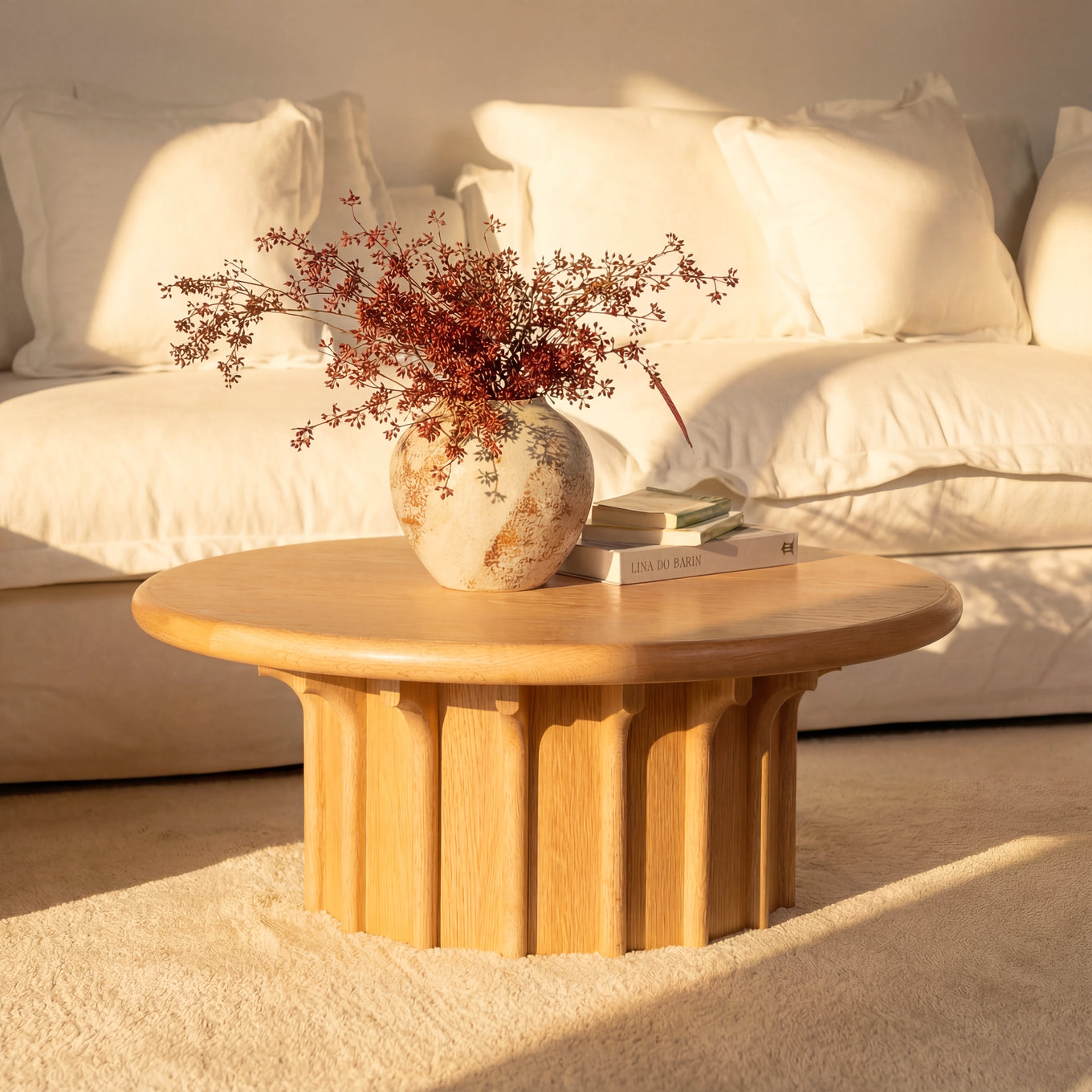 Corin Coffee Table White oak