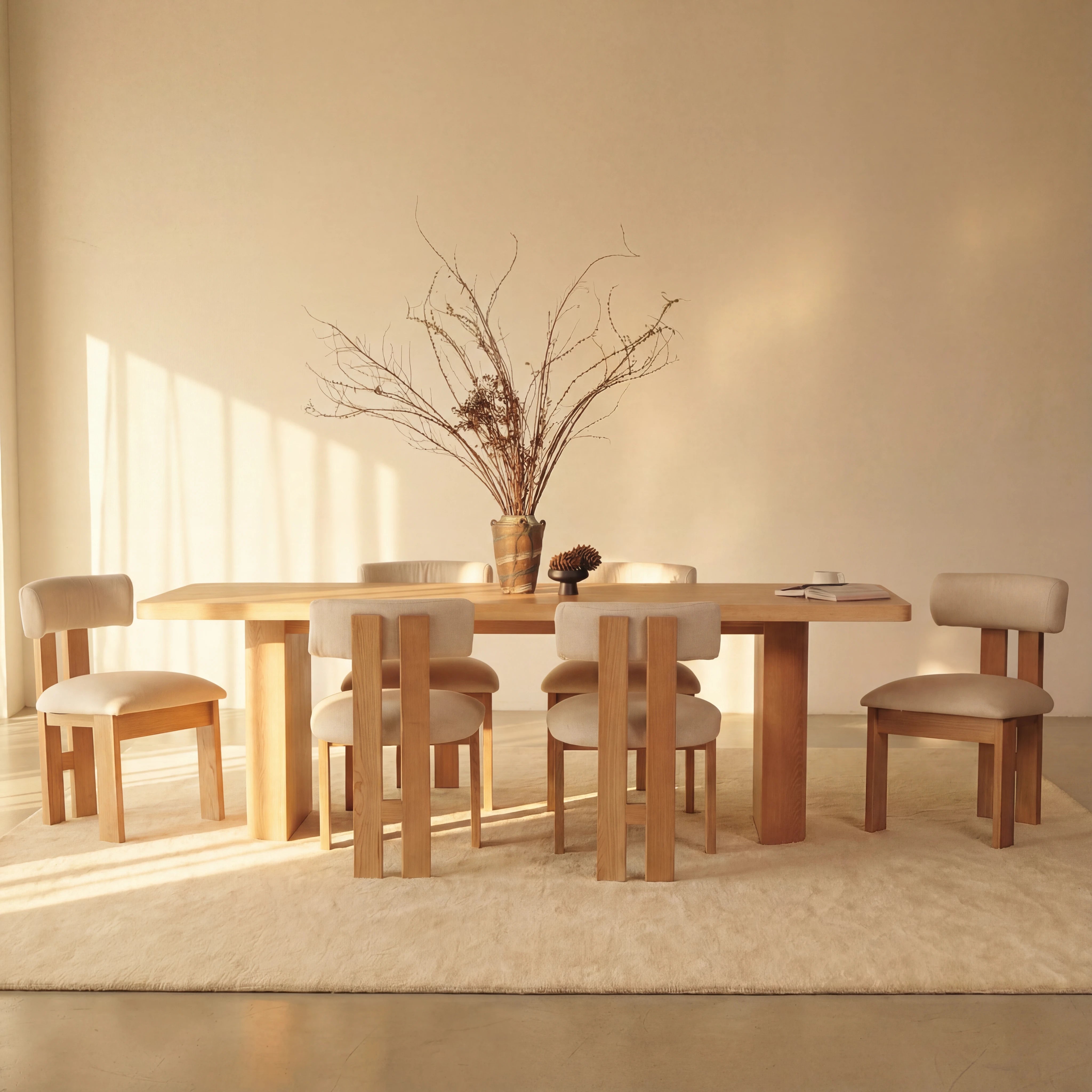 Ovelo Dining Table All-oak construction