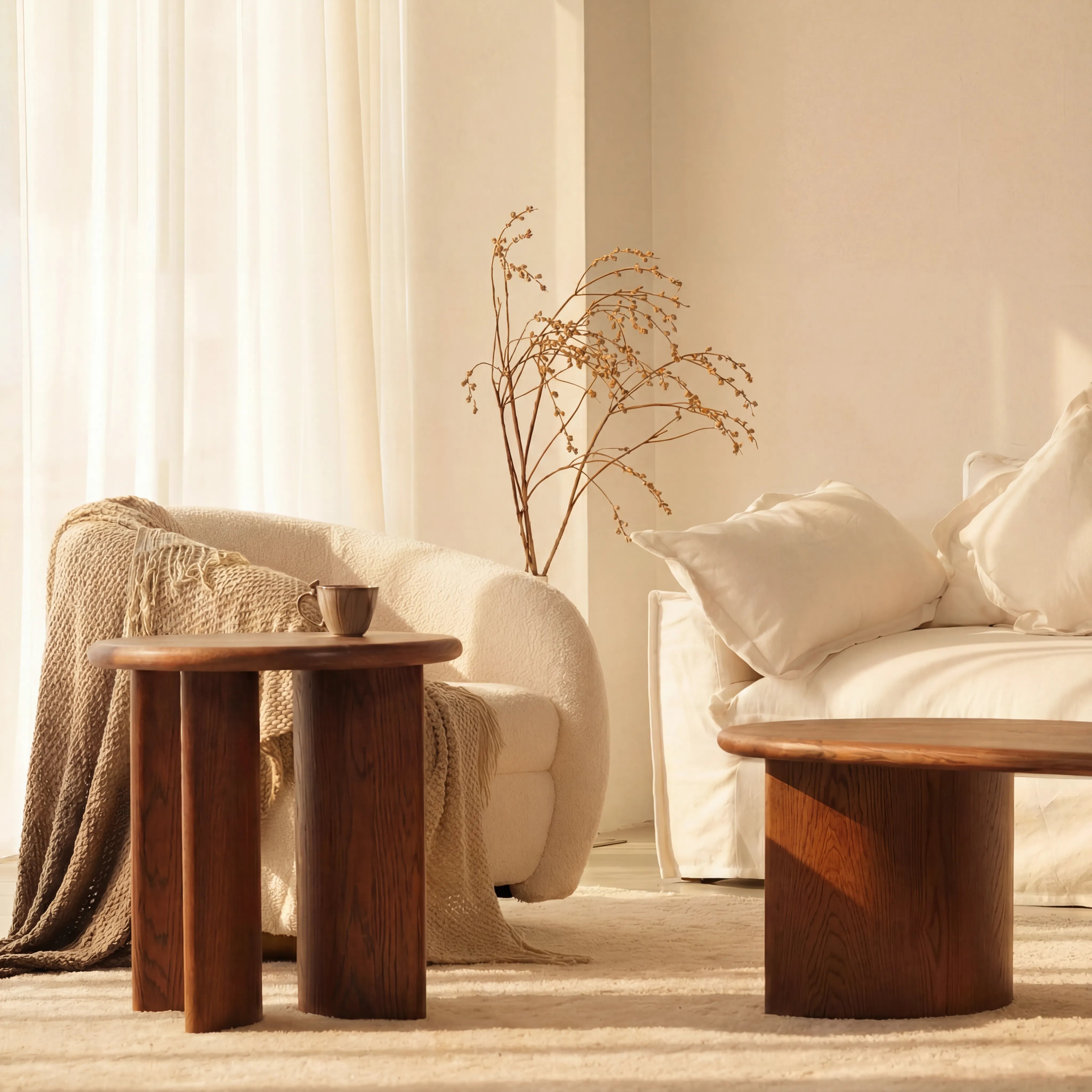 Haven Coffee Table White oak