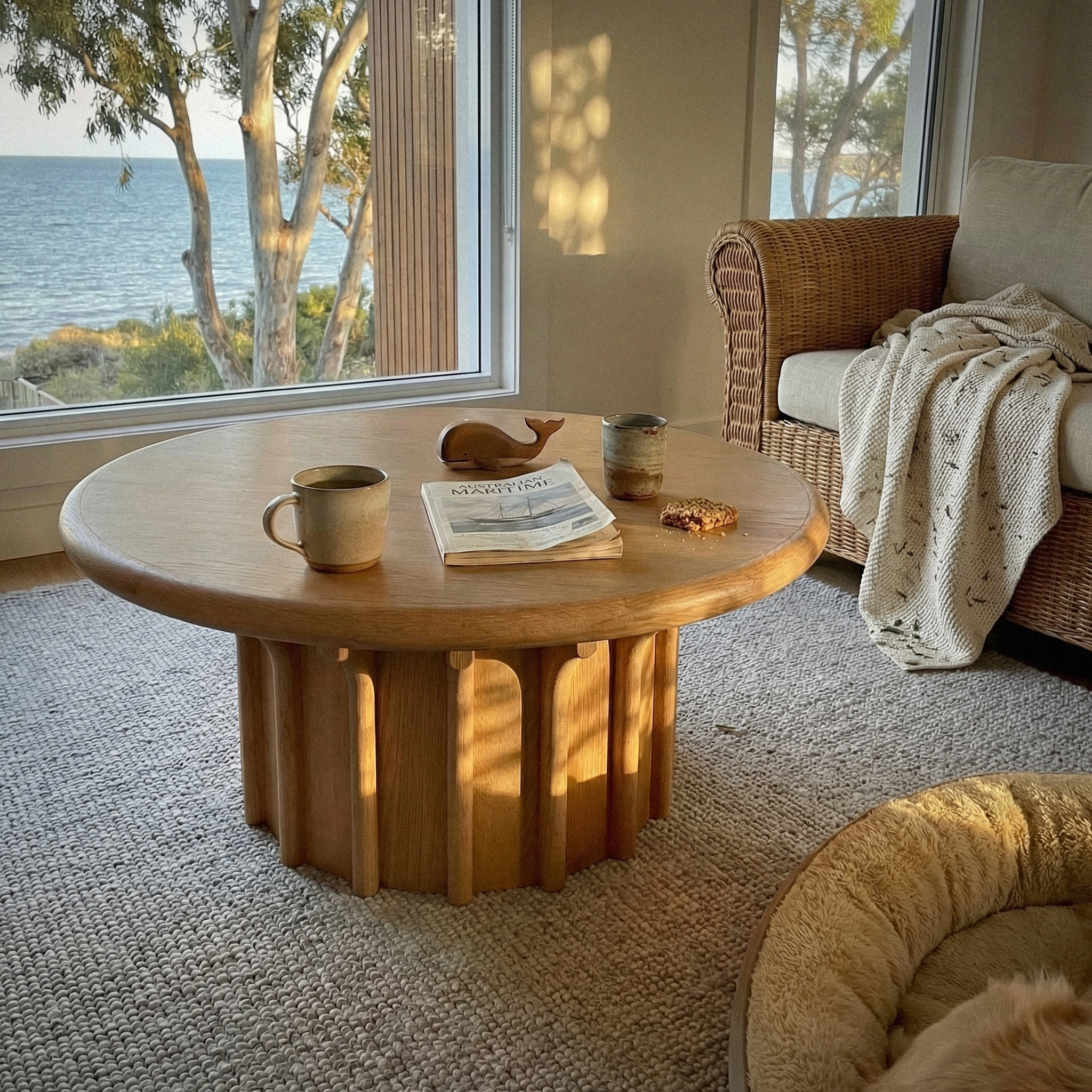 Corin Coffee Table White oak