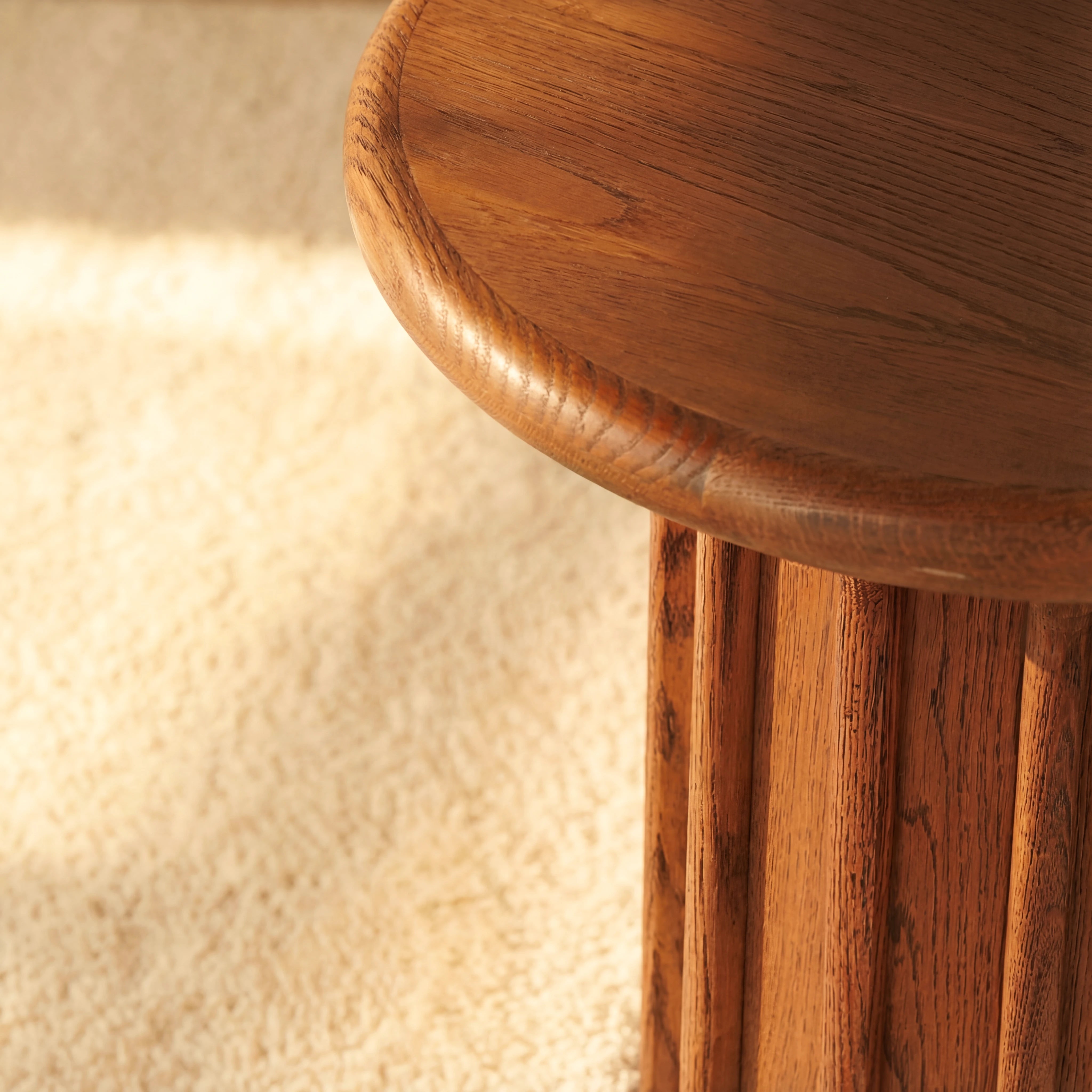 Corin Side Table White oak