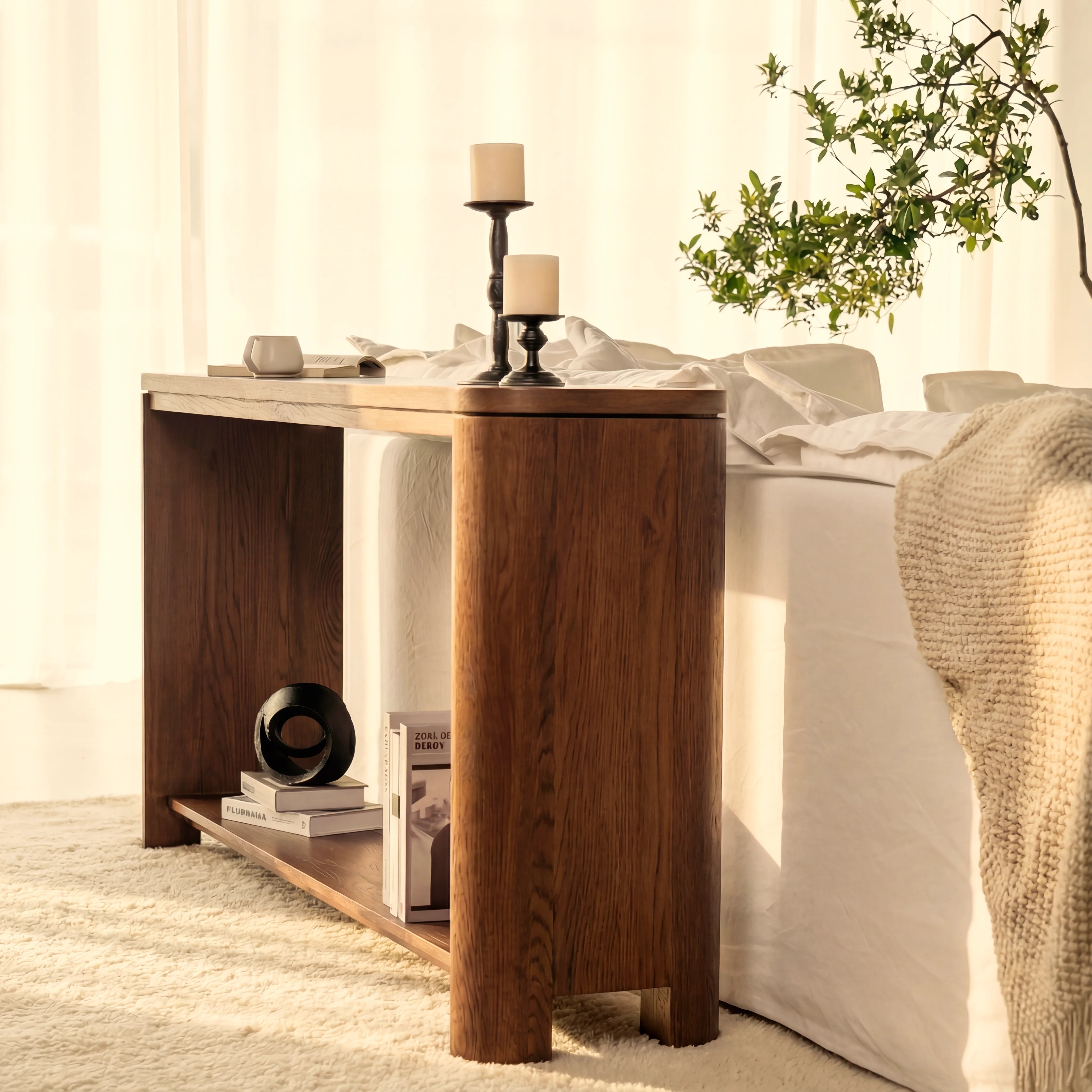 Ovelo Console Table All-oak construction