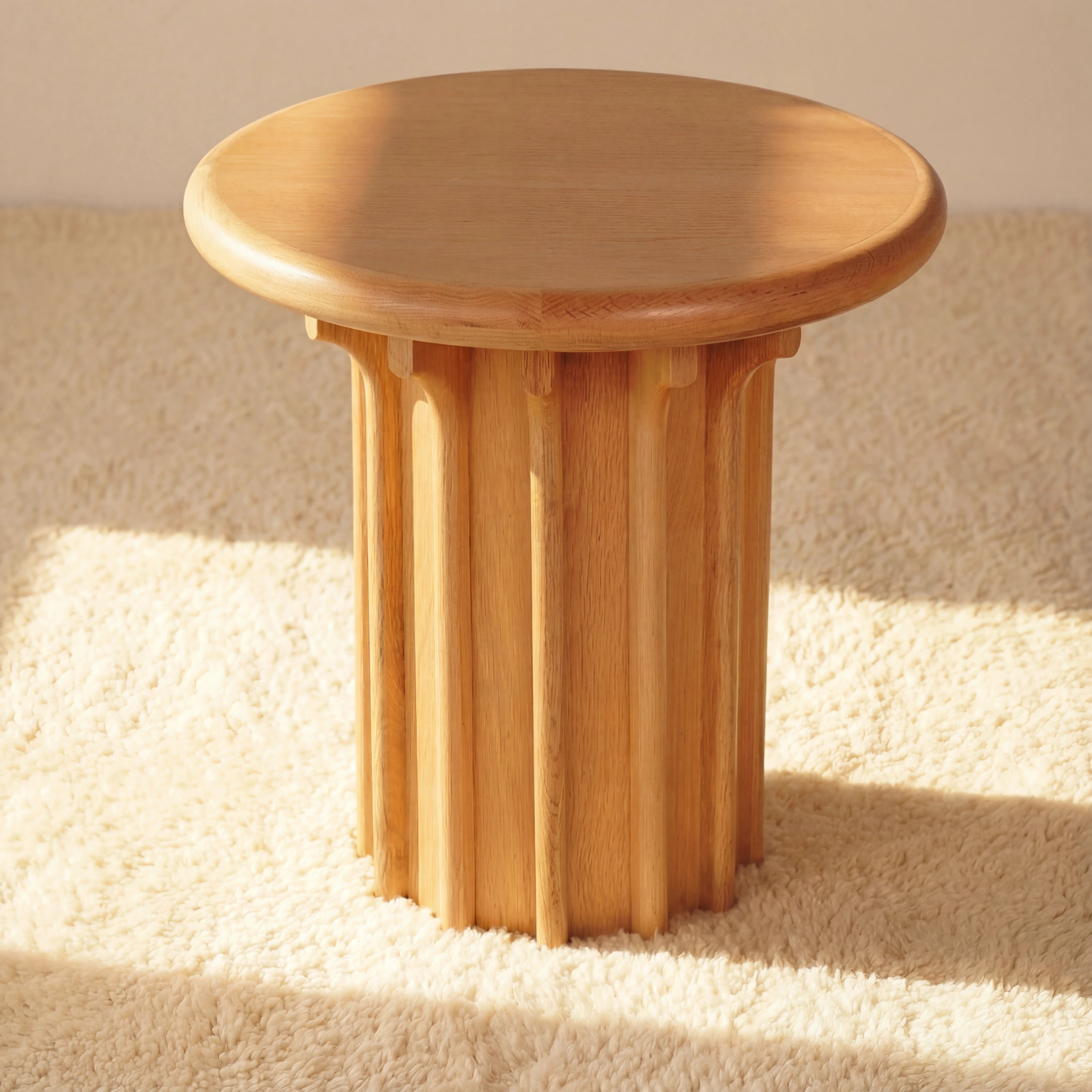 Corin Side Table White oak