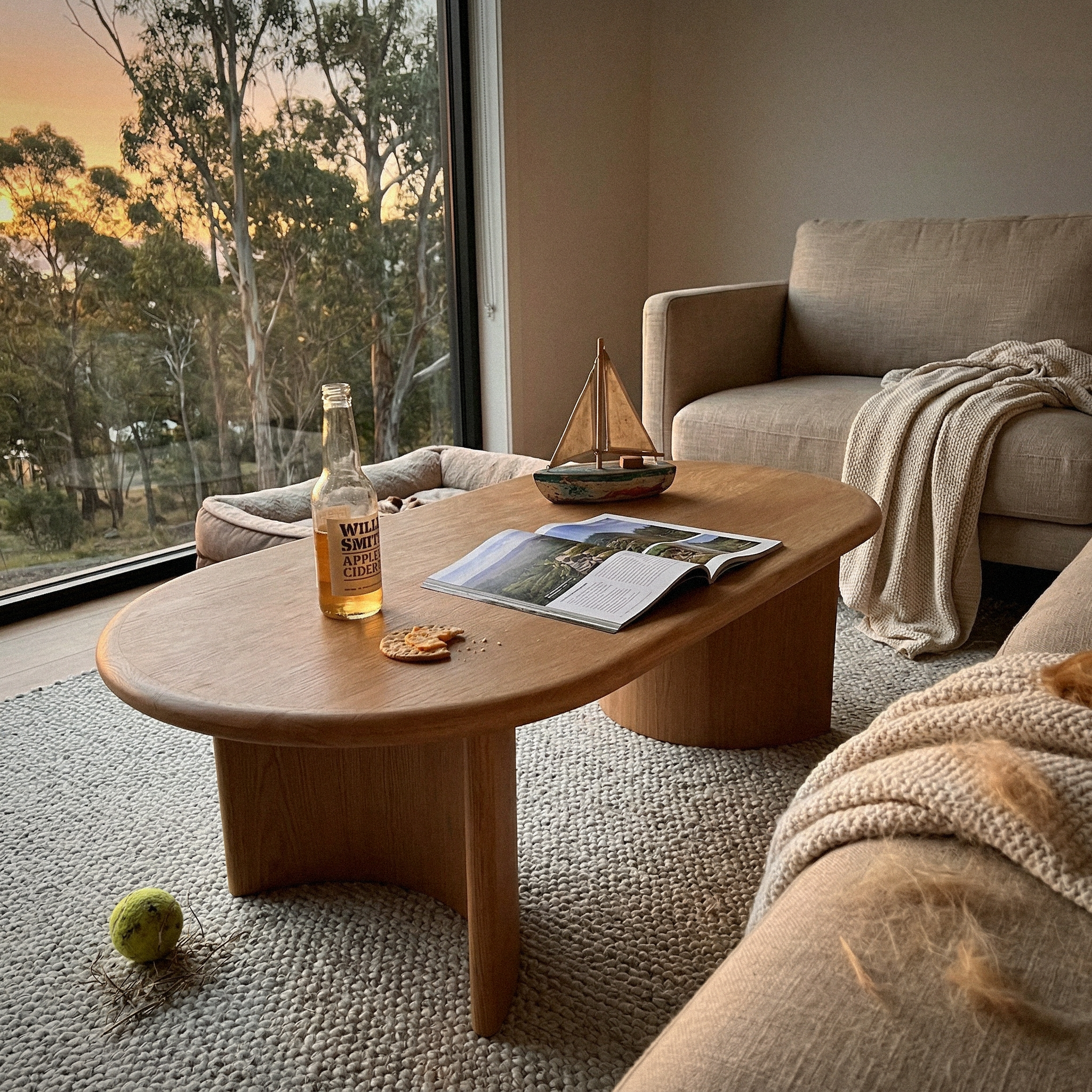 Haven Coffee Table White oak