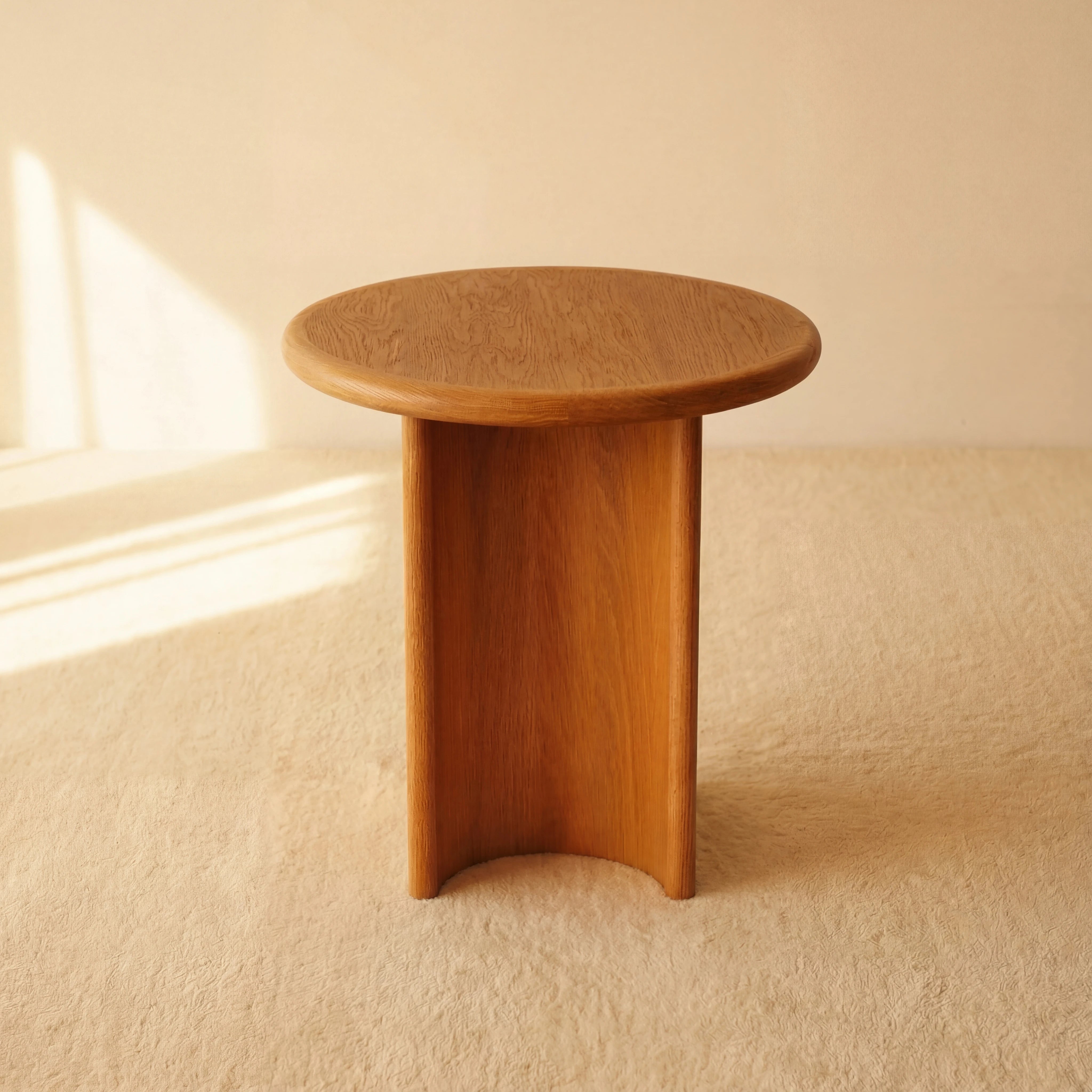 Haven Side Table White oak