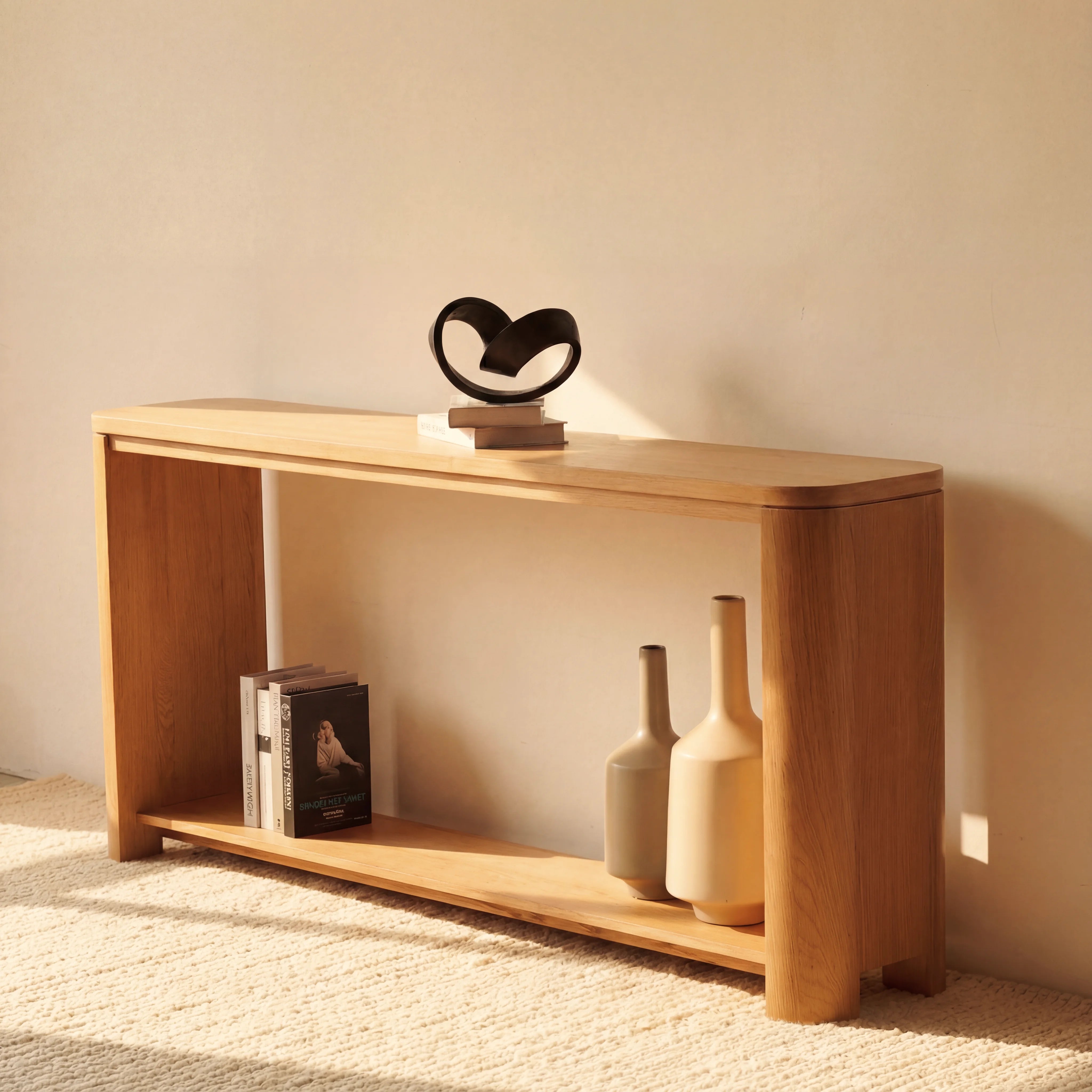 Ovelo Console Table All-oak construction