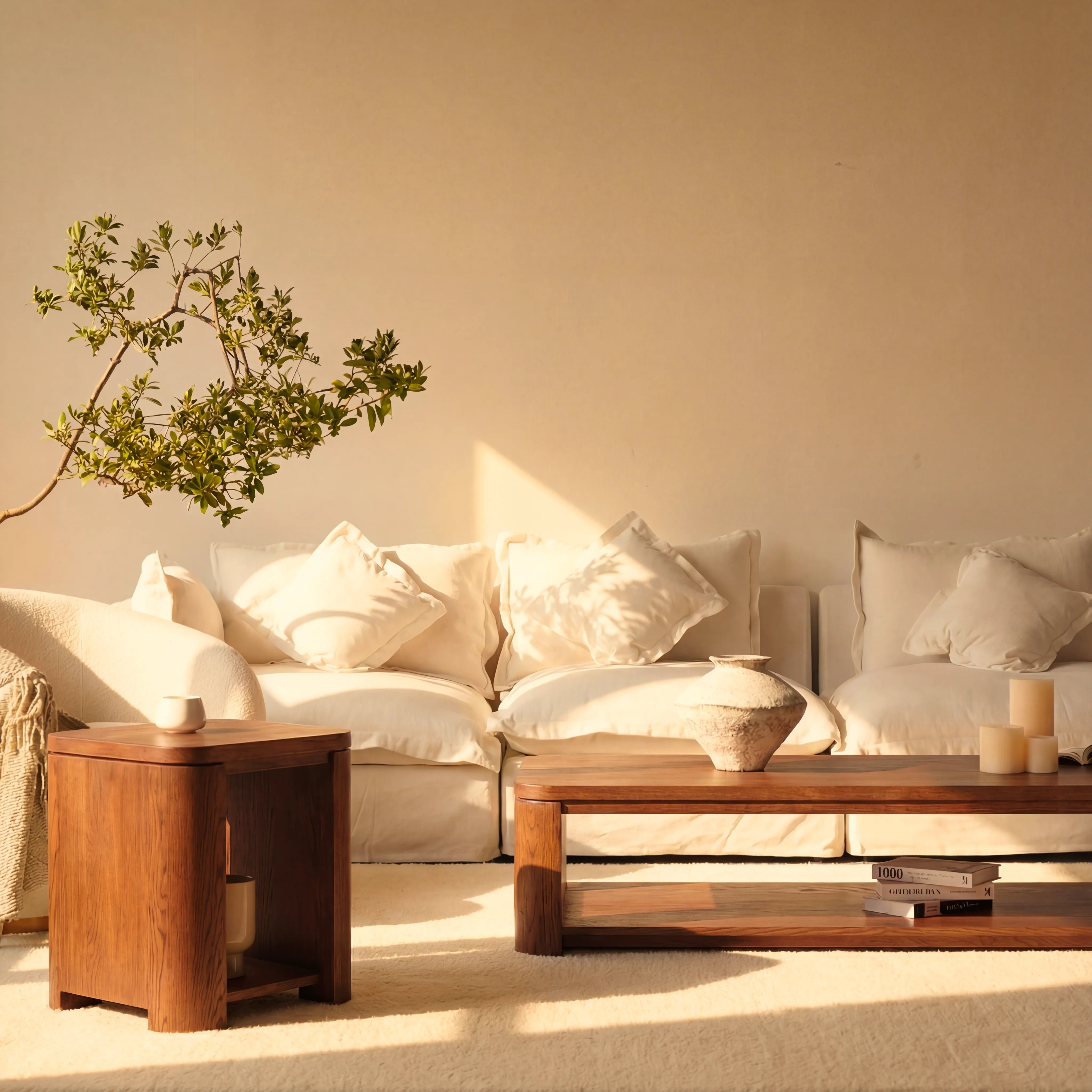 Ovelo Side Table All-oak construction