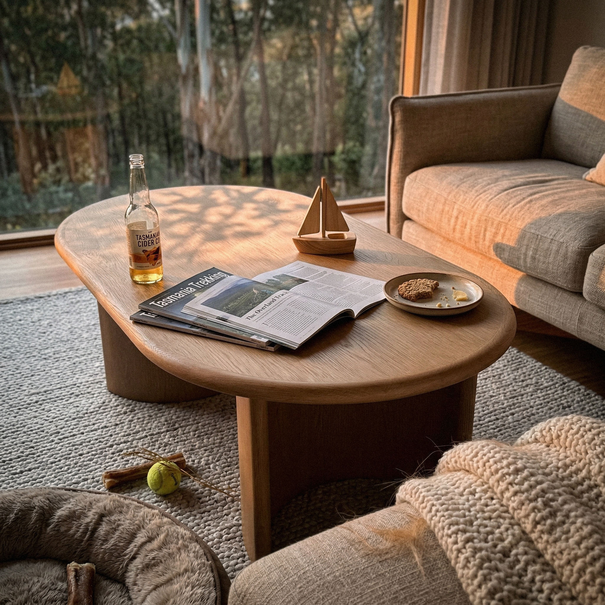 Haven Coffee Table White oak