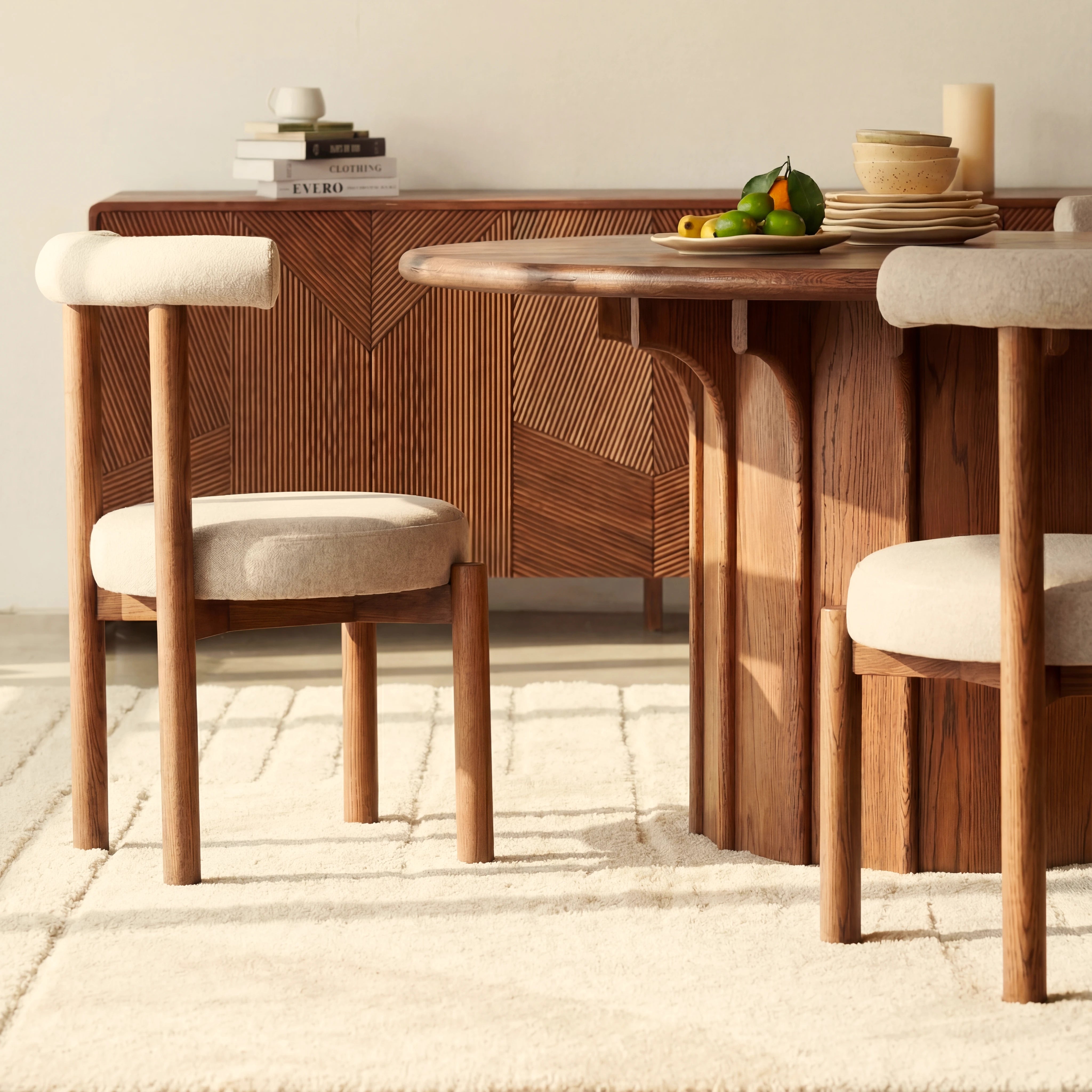 Corin Dining Table White oak
