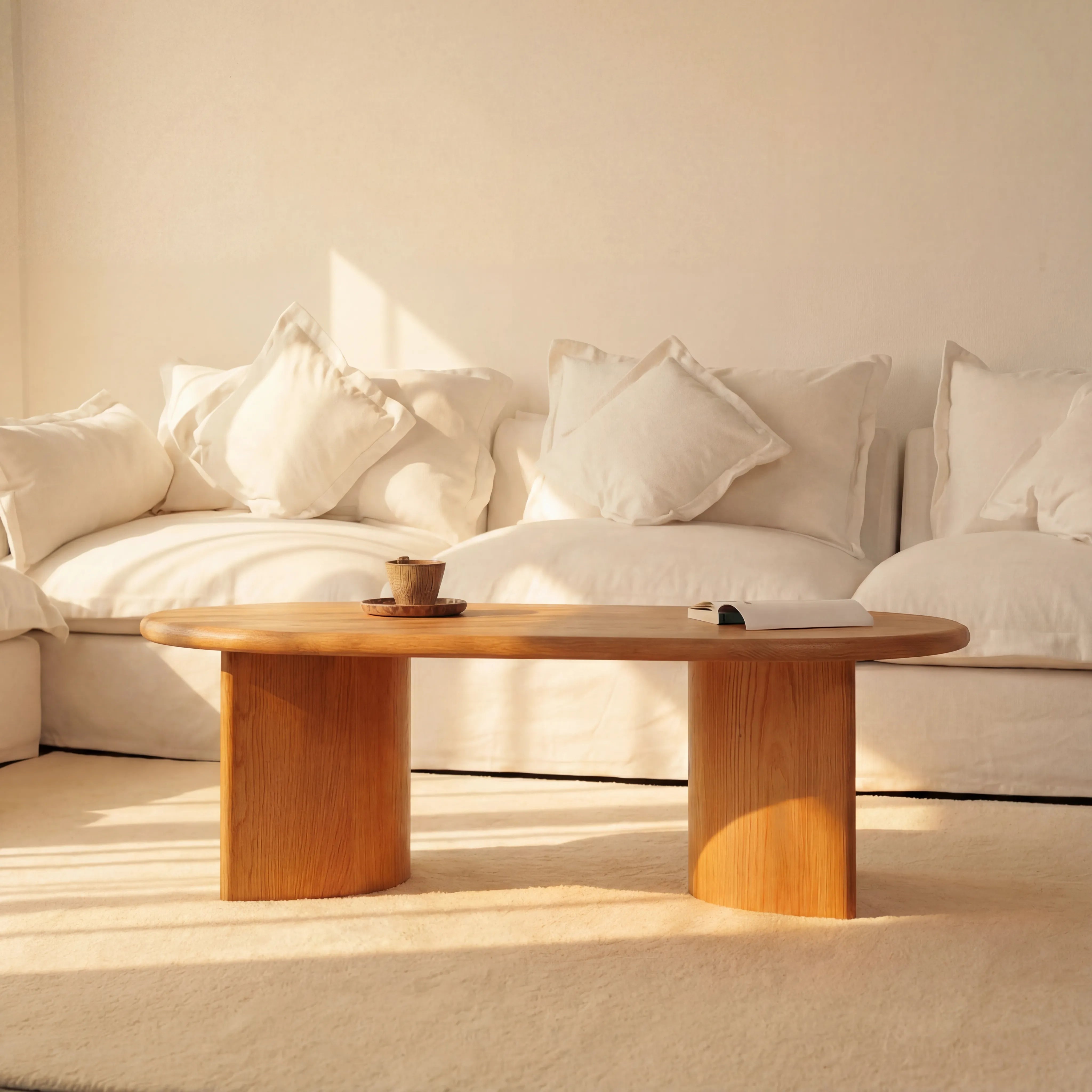 Haven Coffee Table White oak