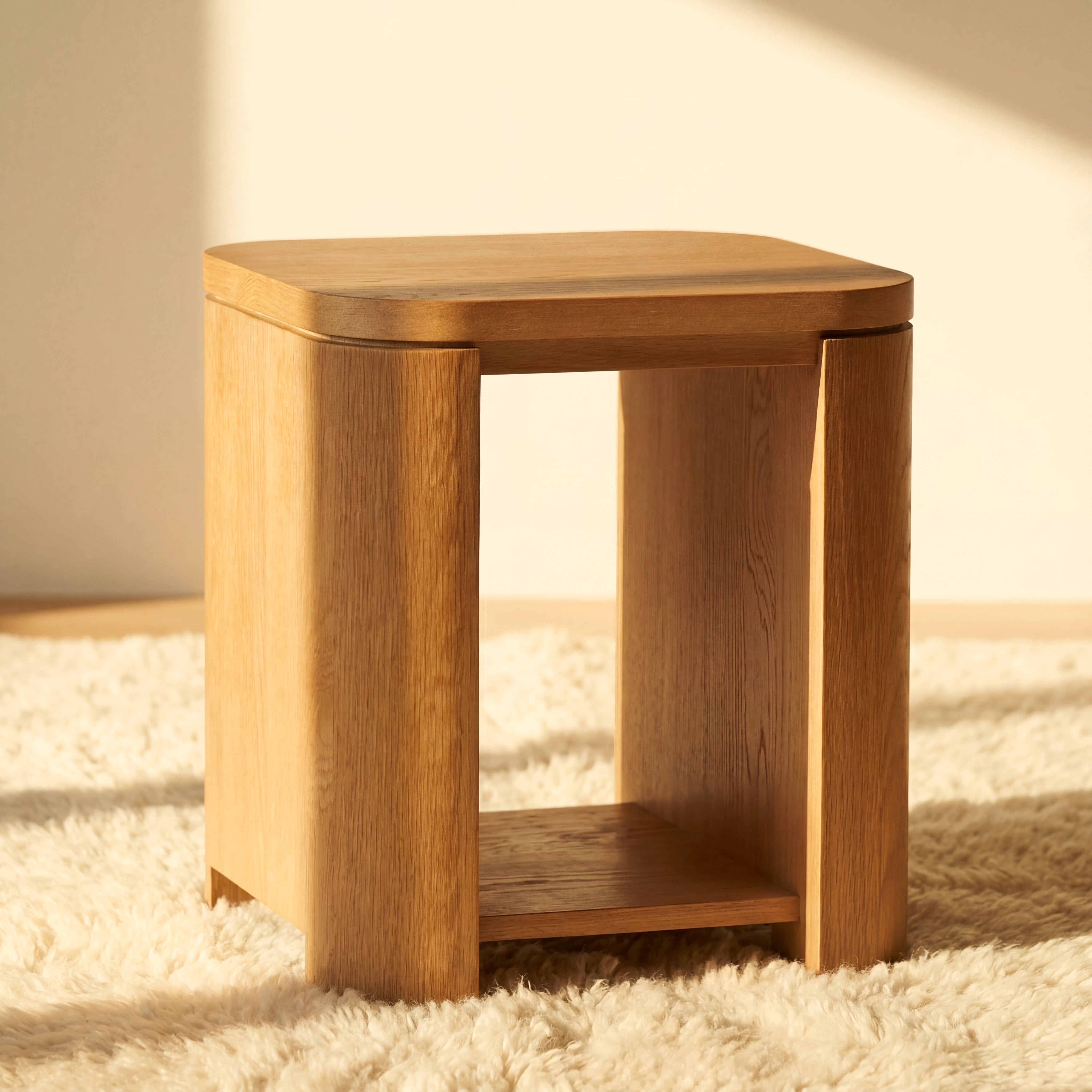 Ovelo Side Table All-oak construction