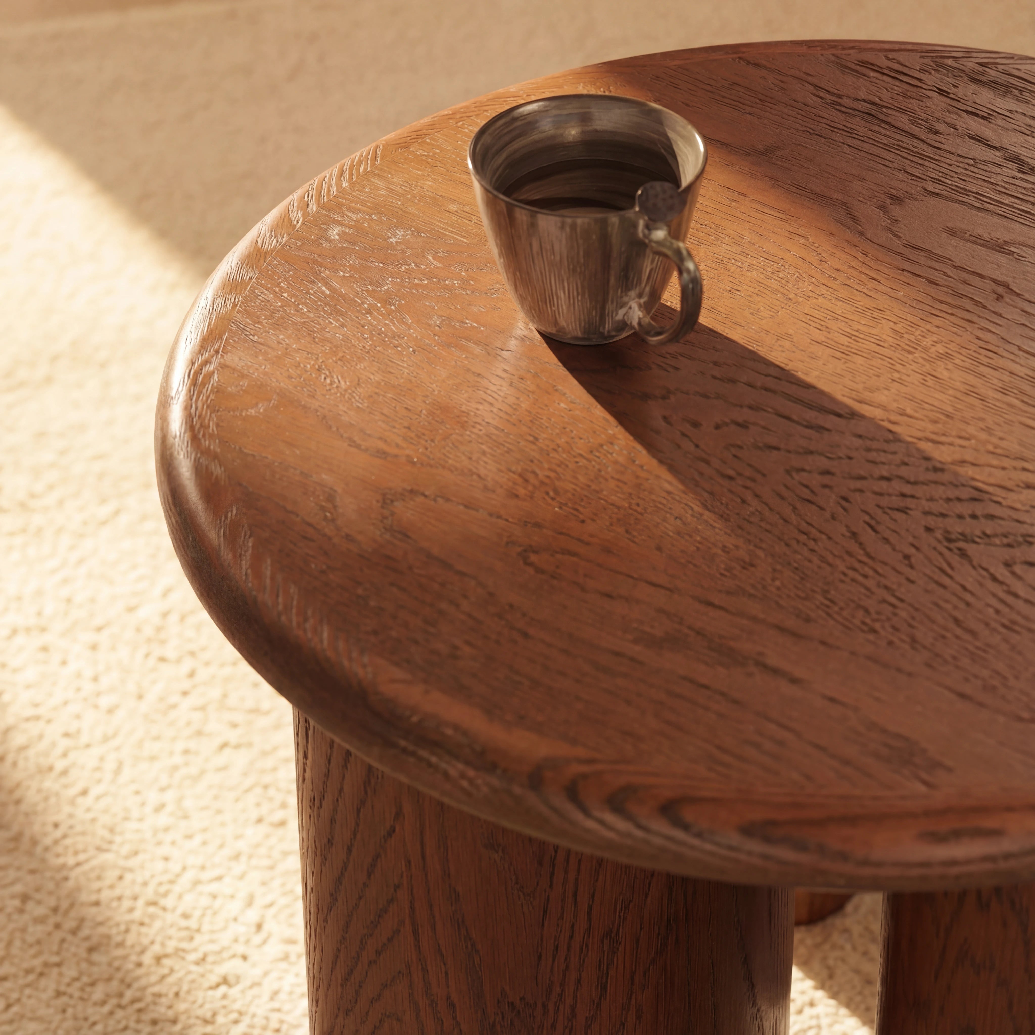 Haven Side Table White oak
