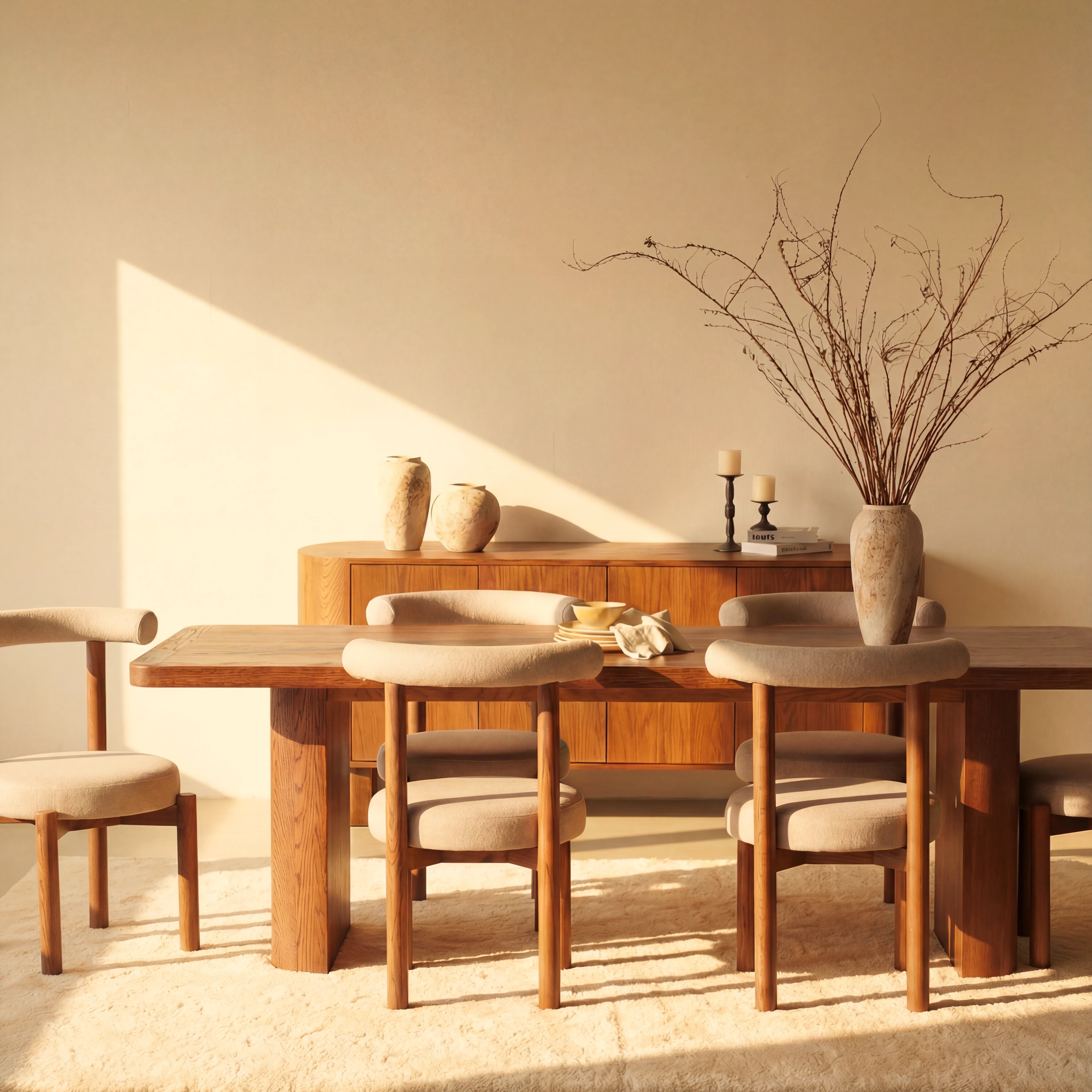 Ovelo Dining Table All-oak construction
