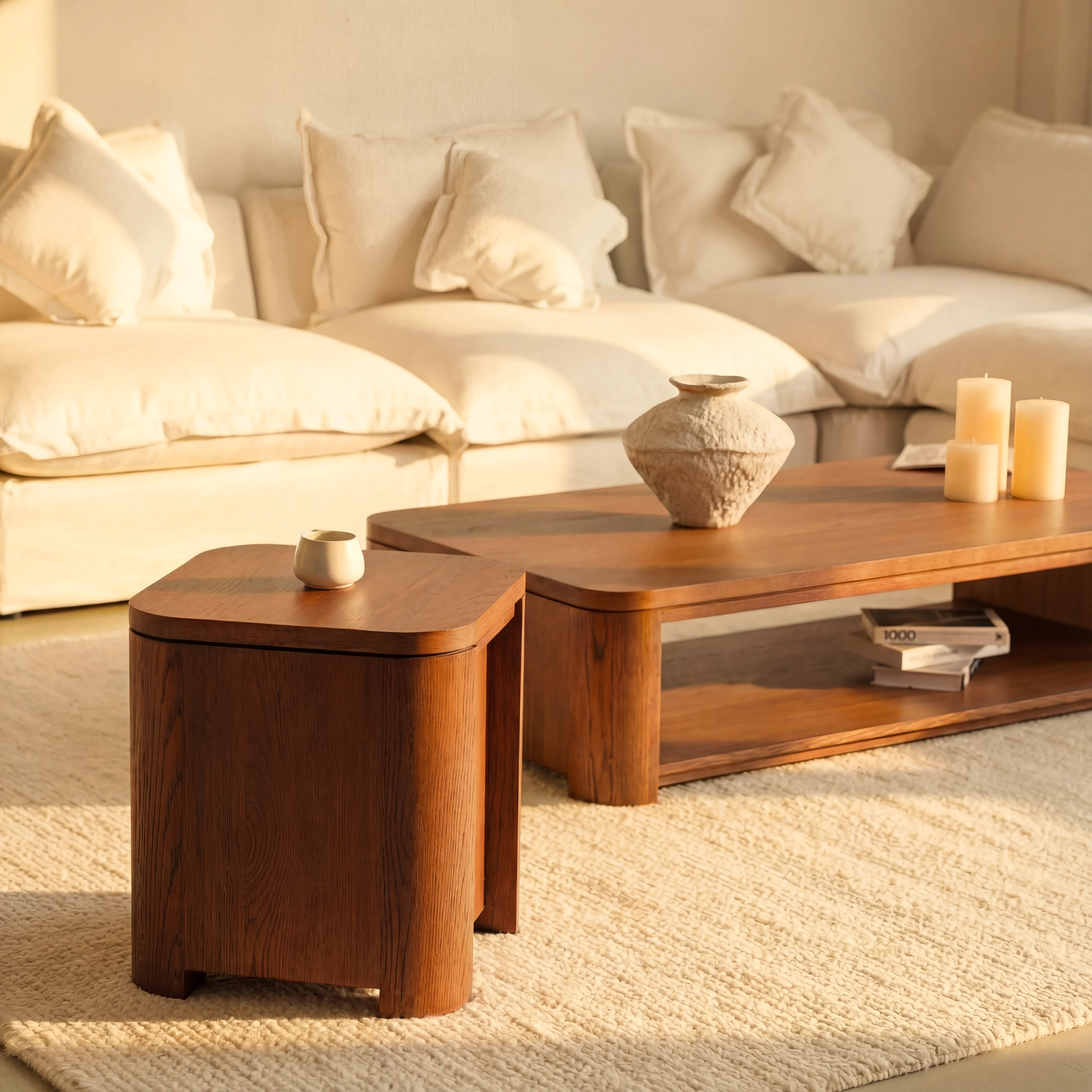 Ovelo Side Table All-oak construction