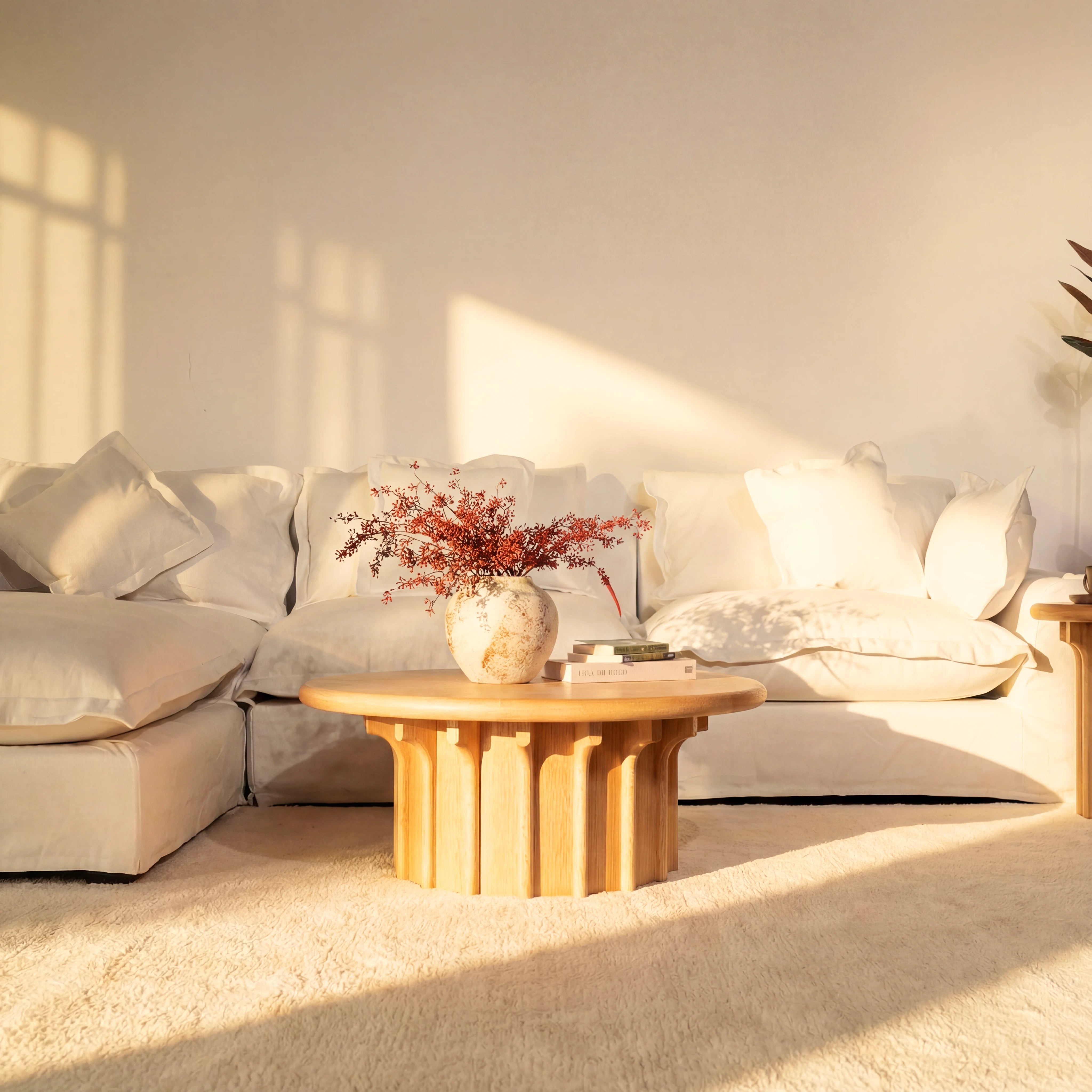 Corin Coffee Table White oak