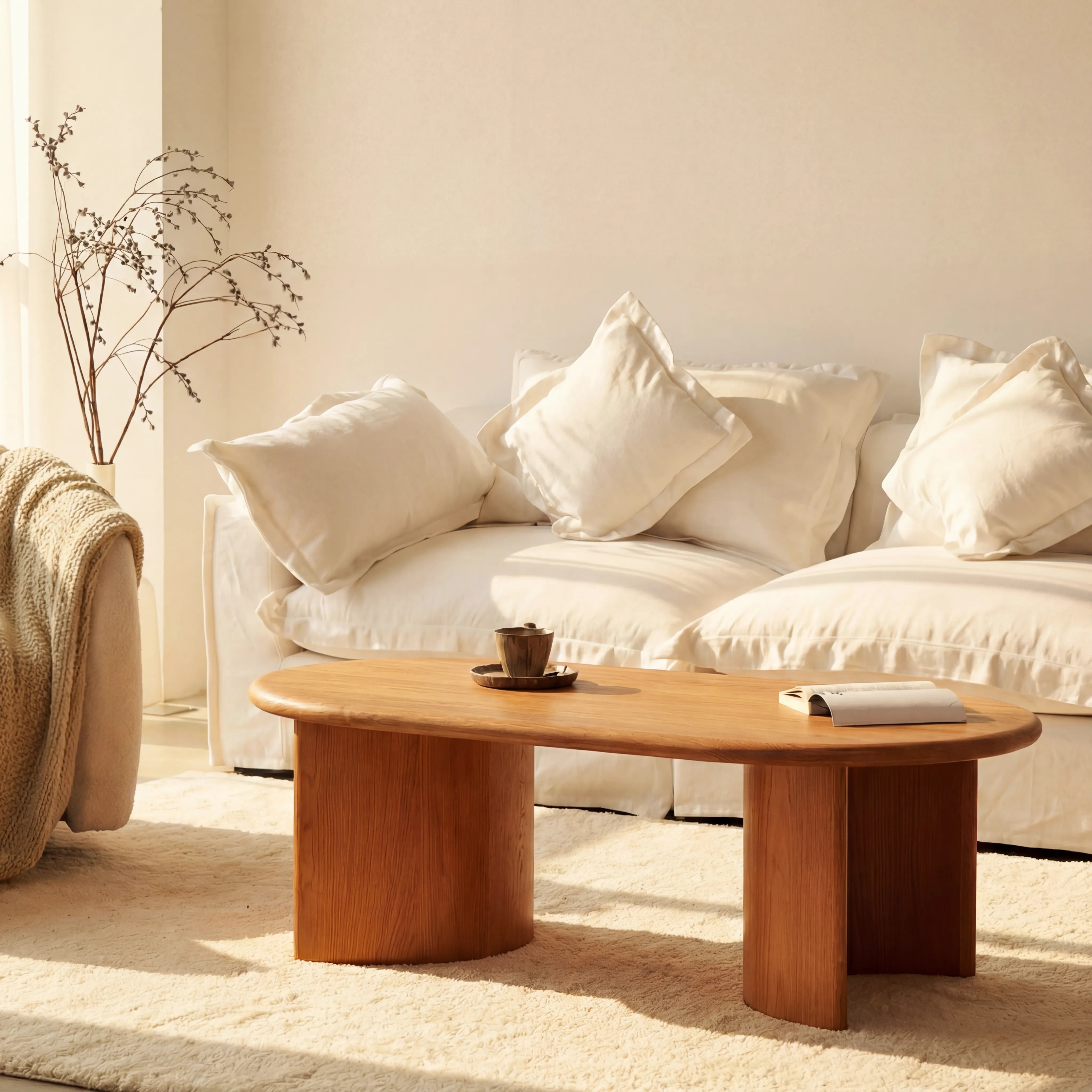 Haven Coffee Table White oak