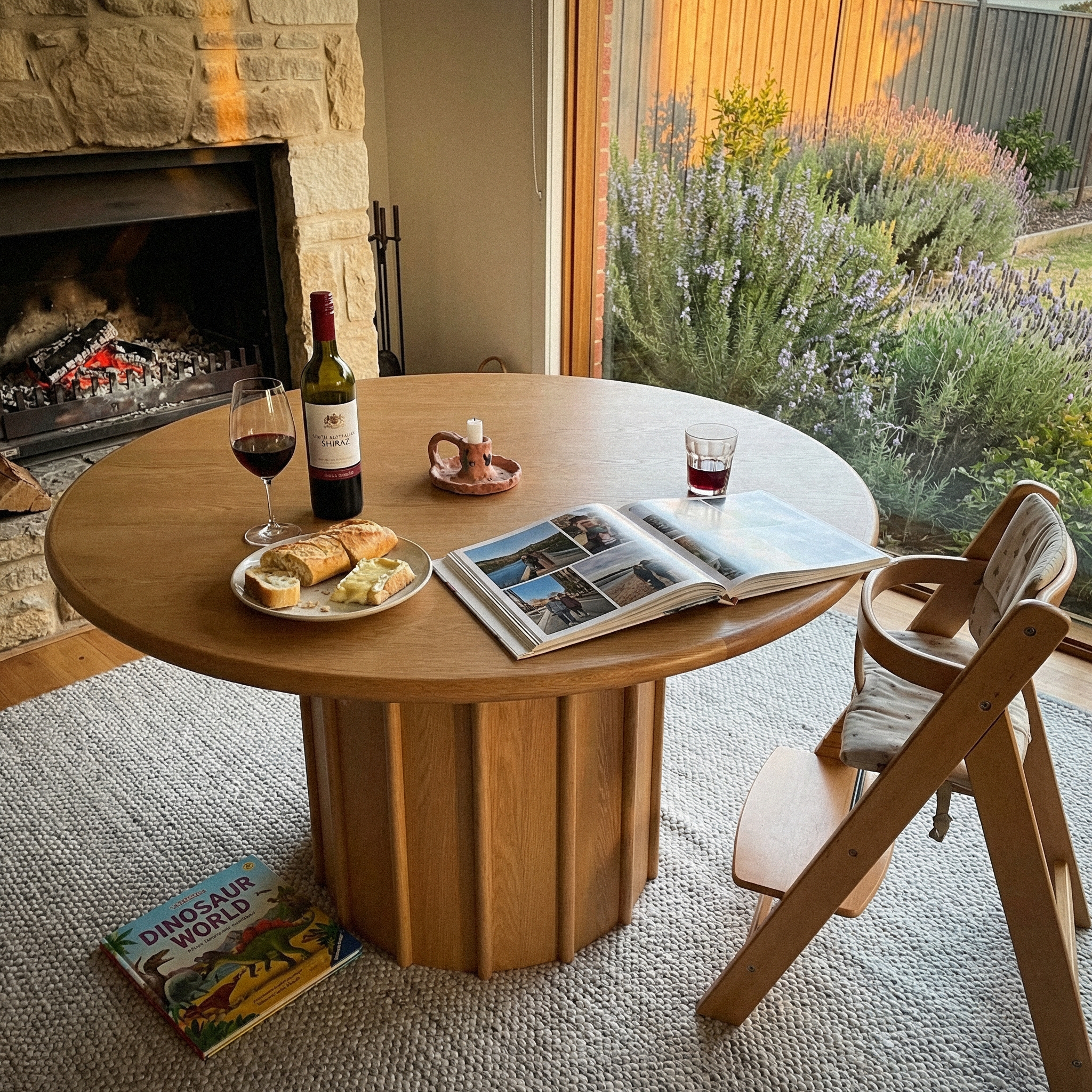Corin Dining Table White oak