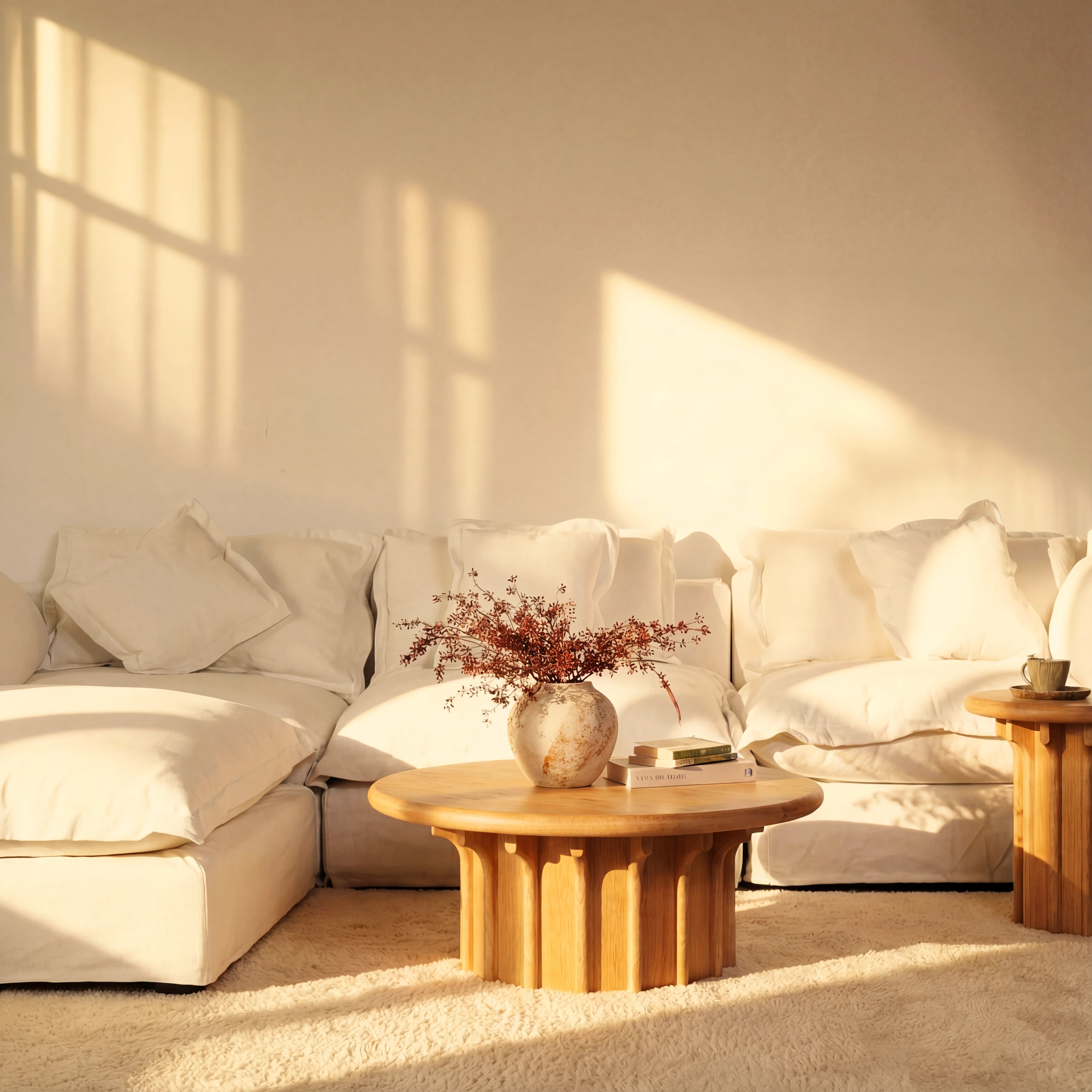 Corin Coffee Table White oak