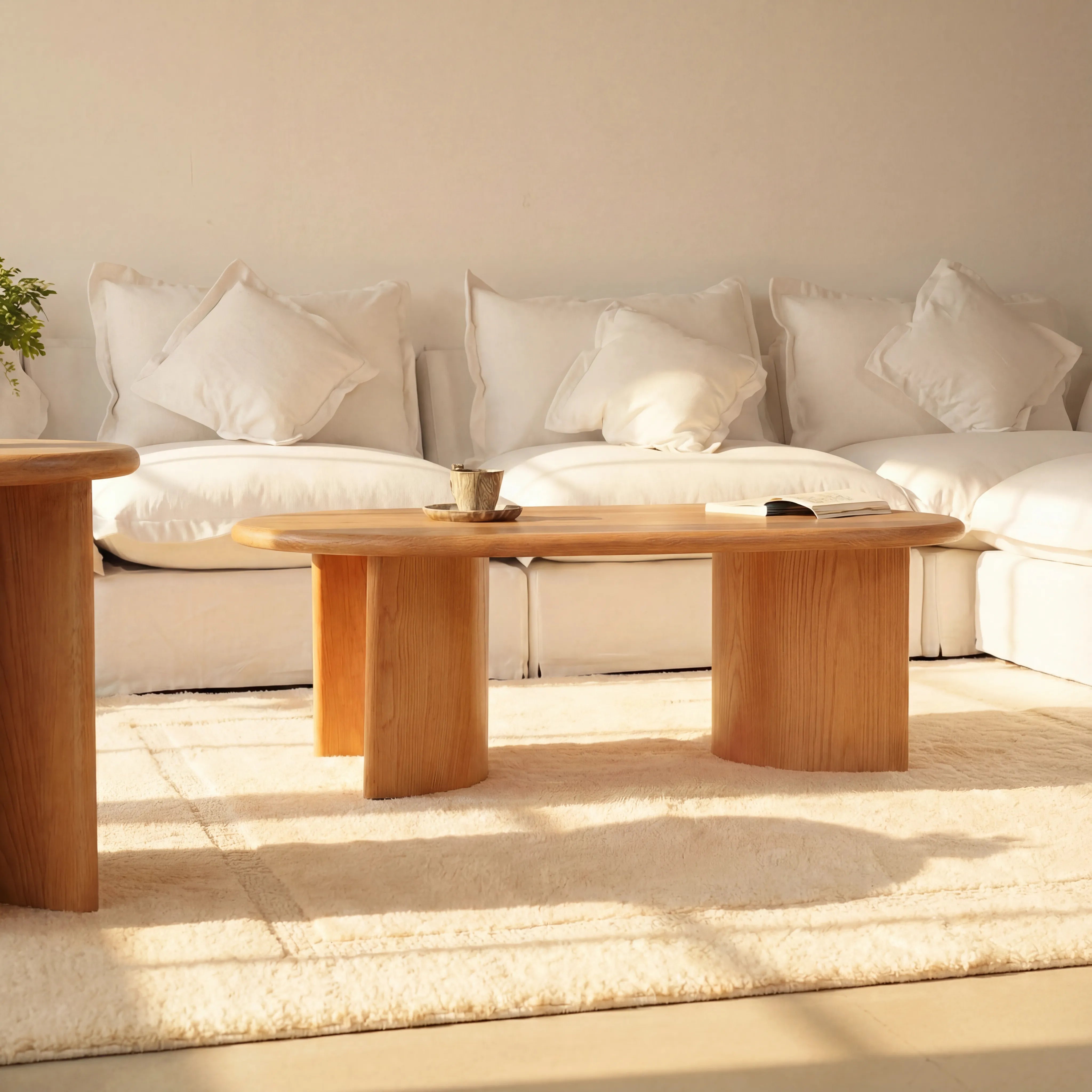 Haven Coffee Table White oak