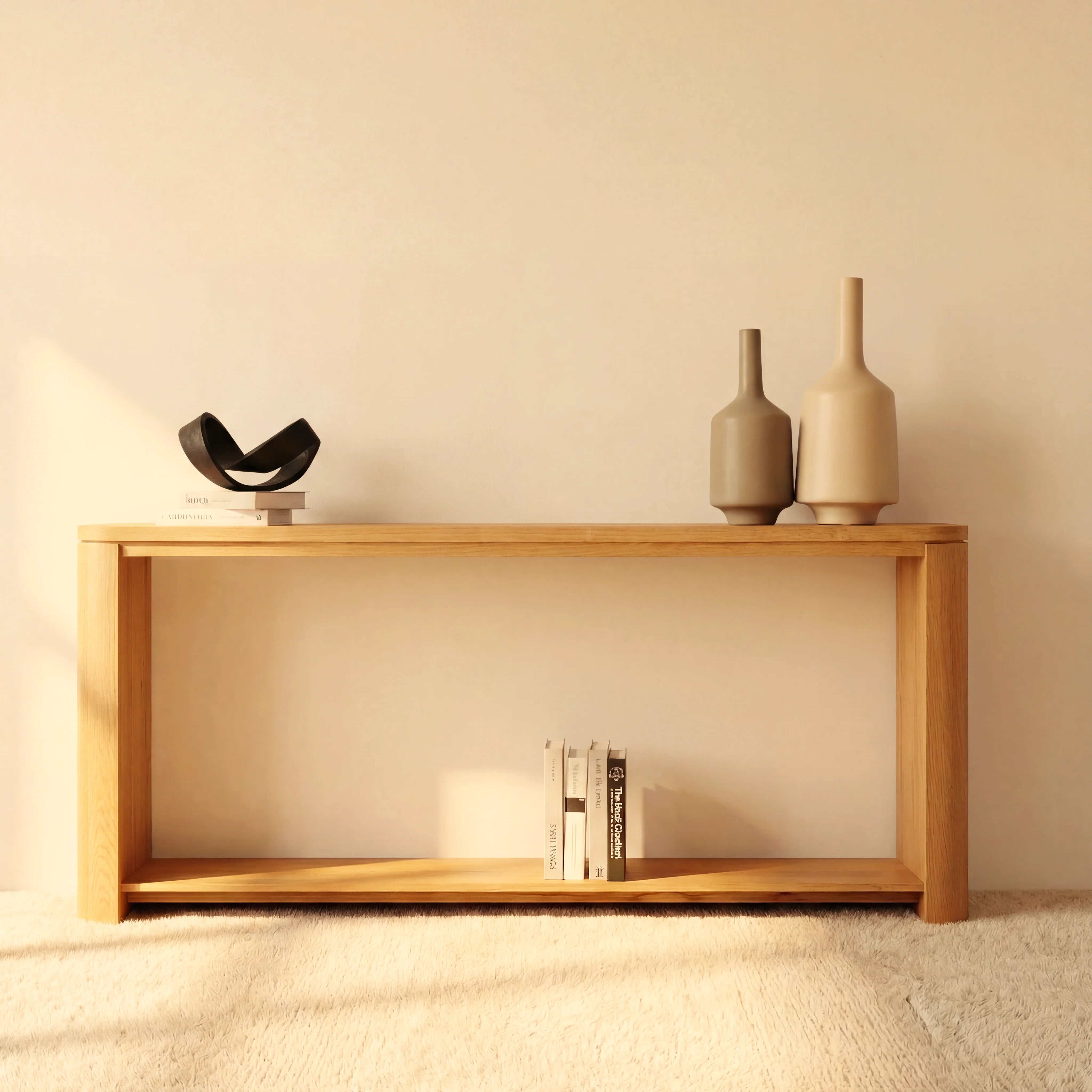 Ovelo Console Table All-oak construction