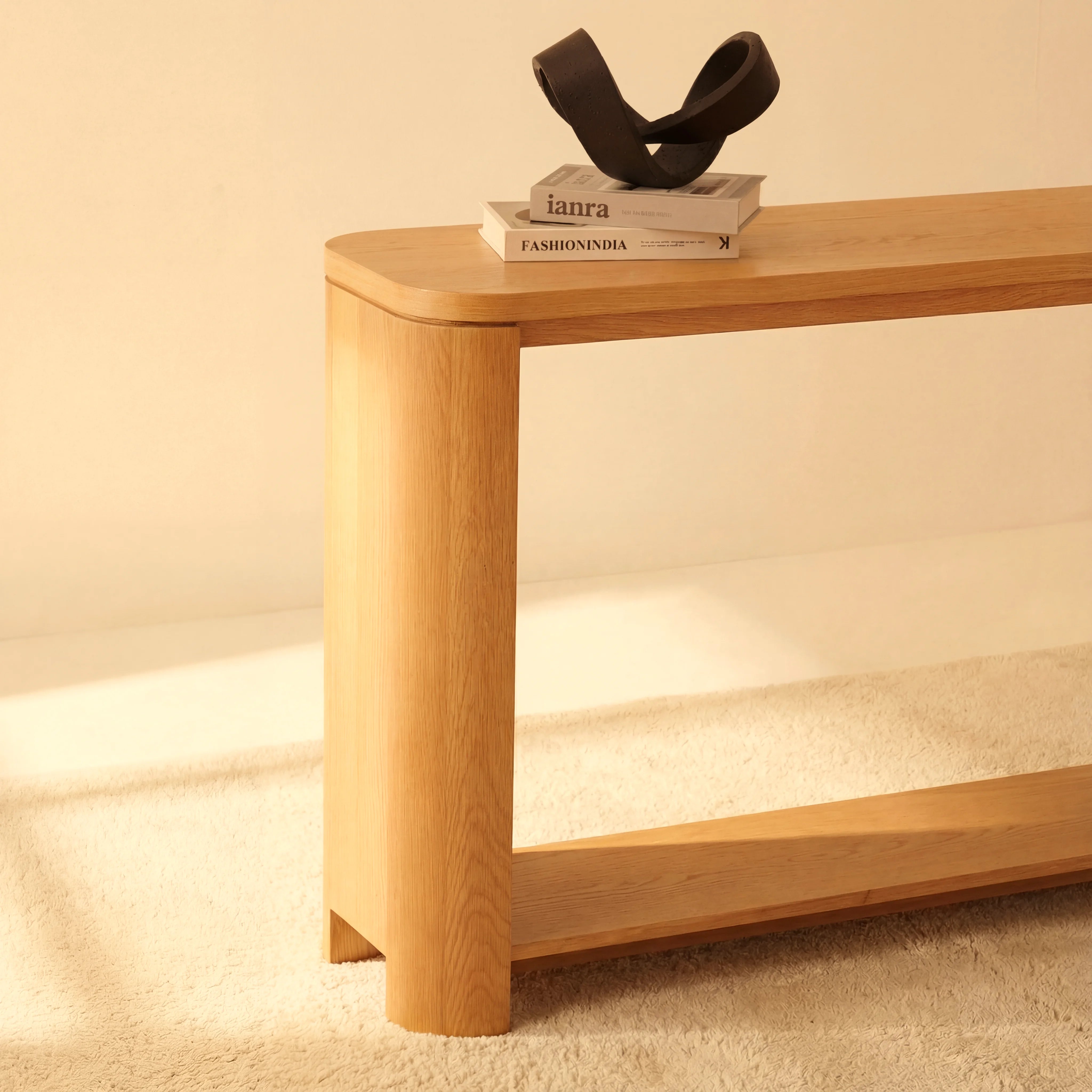 Ovelo Console Table All-oak construction