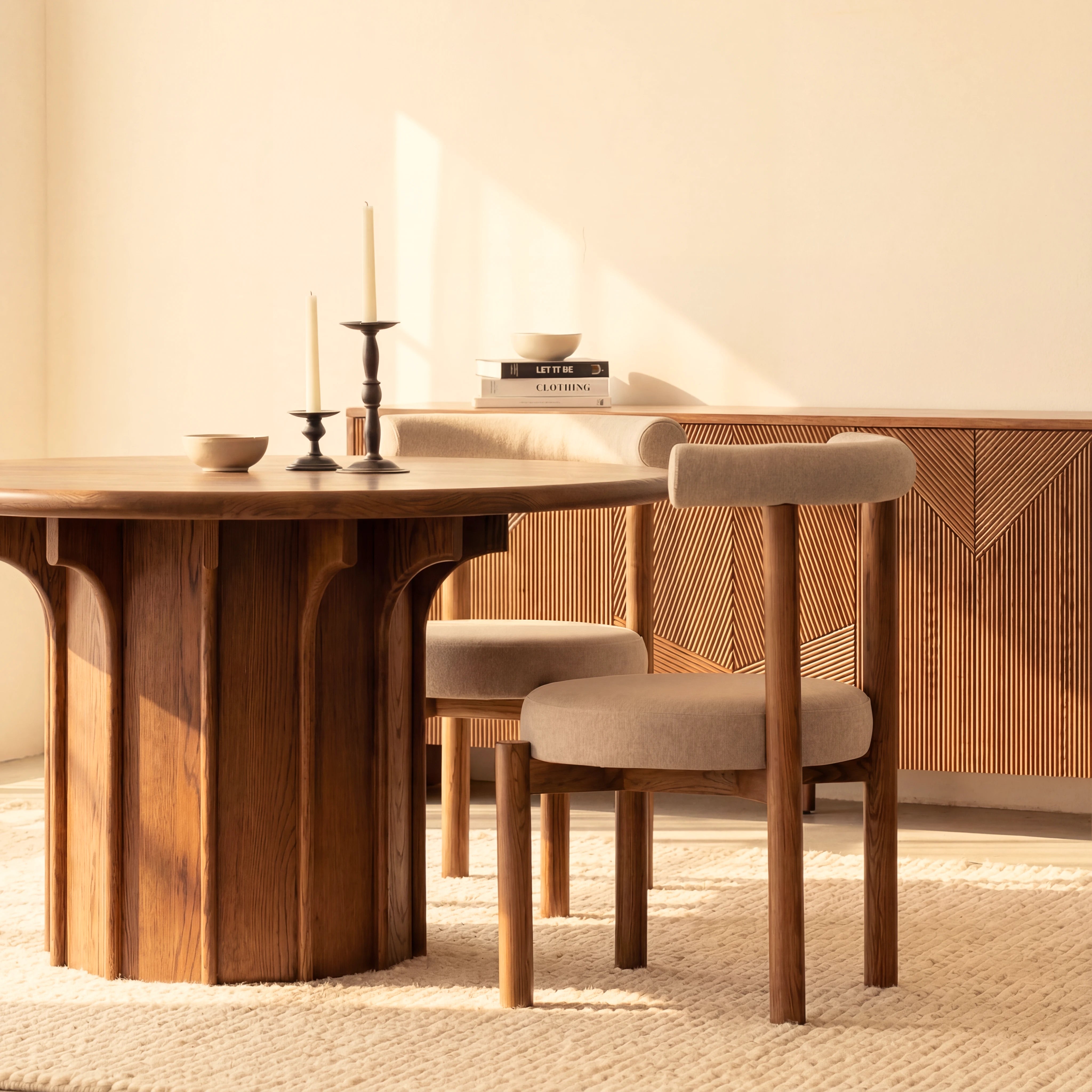 Corin Dining Table White oak