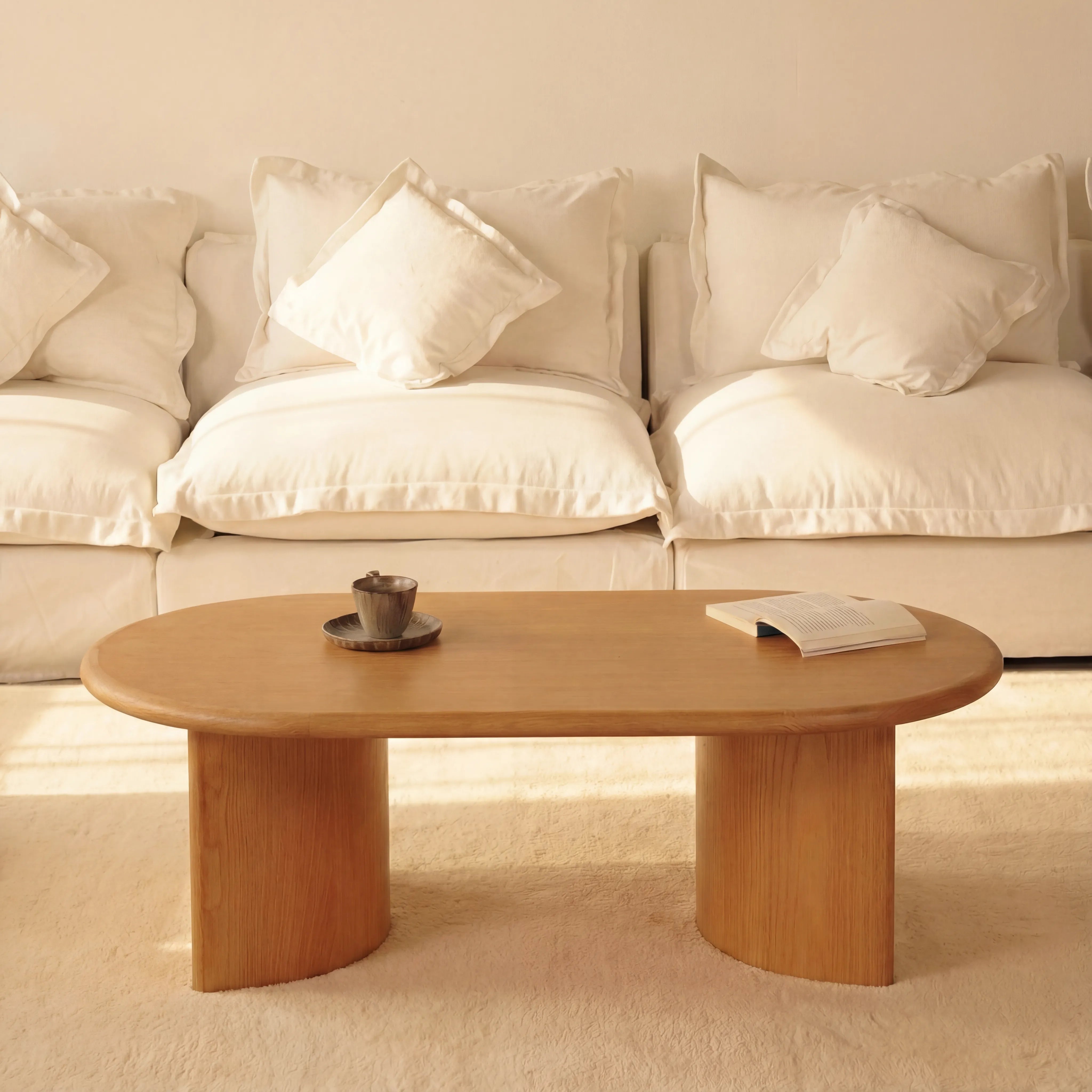 Haven Coffee Table White oak