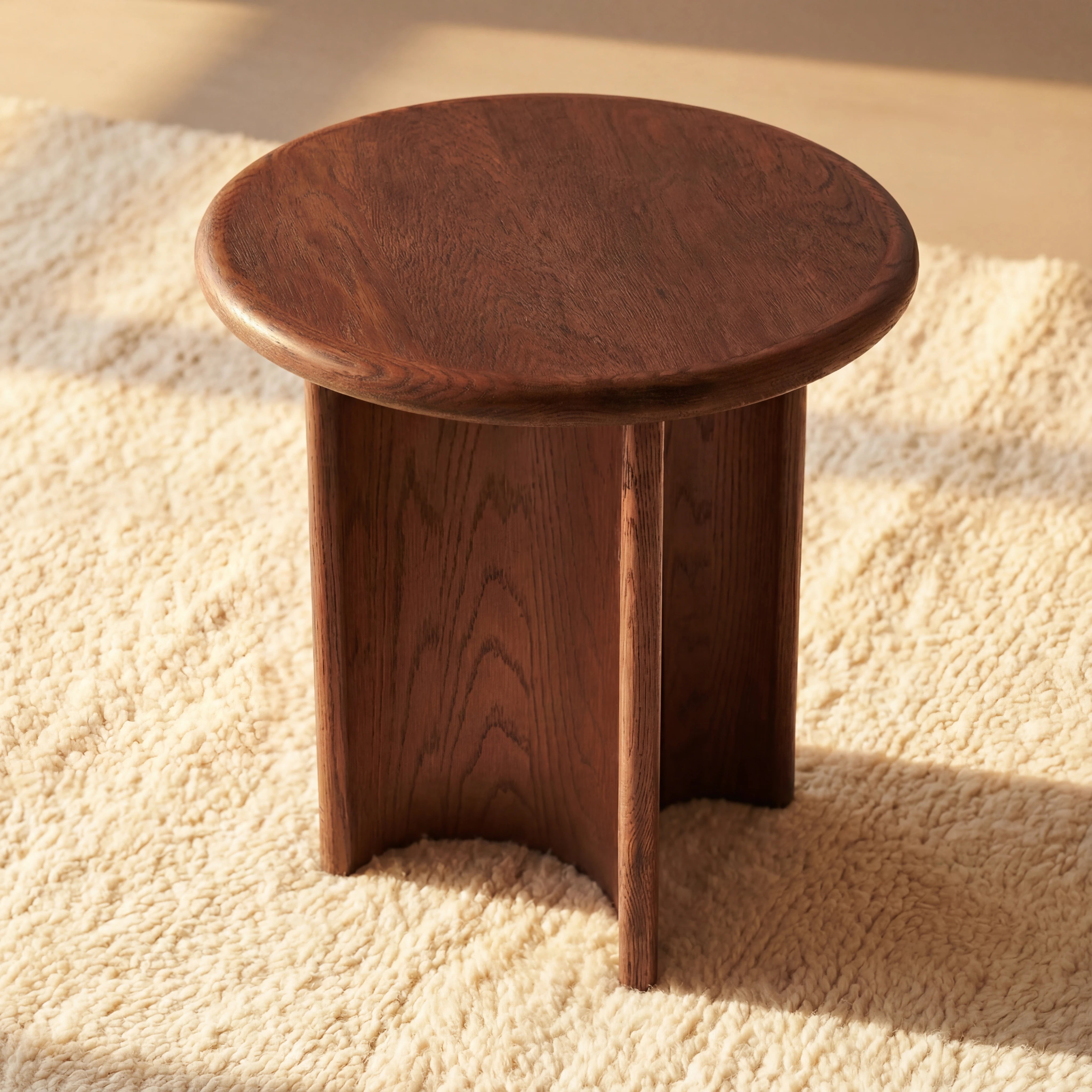 Haven Side Table White oak