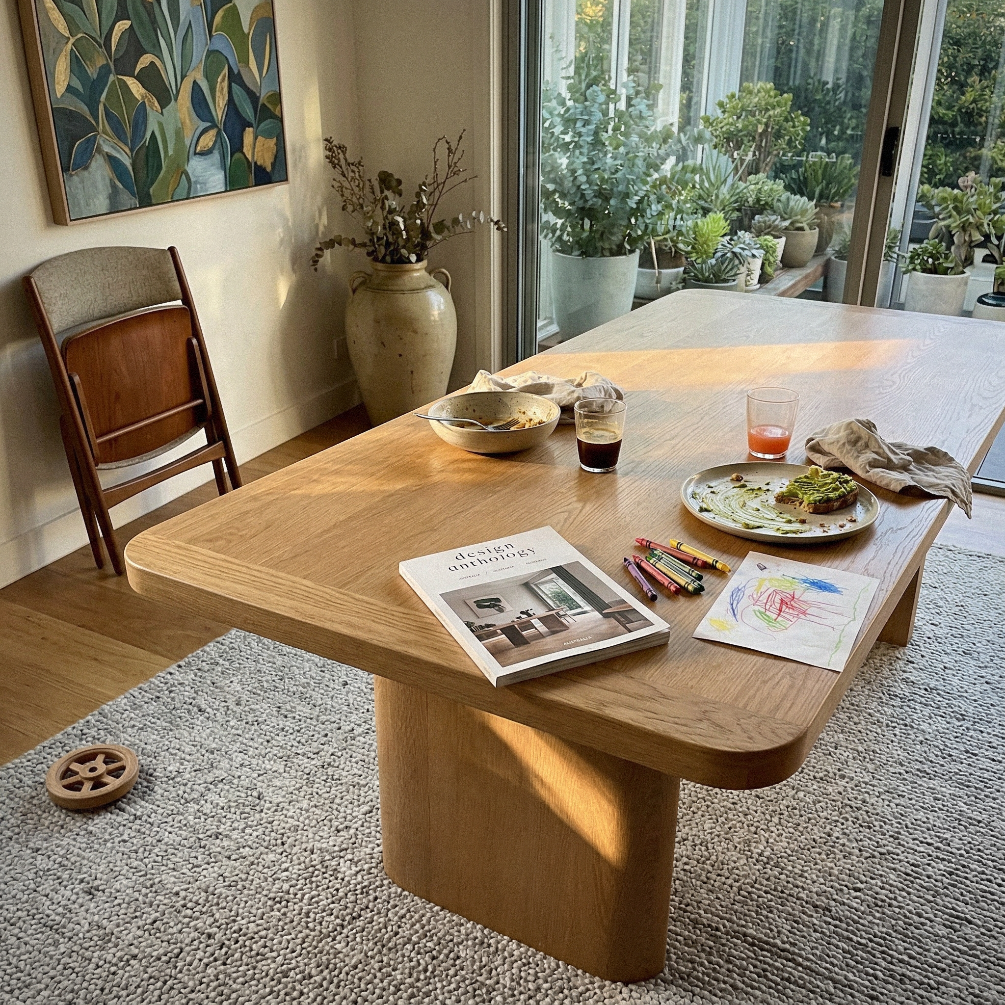 Ovelo Dining Table All-oak construction