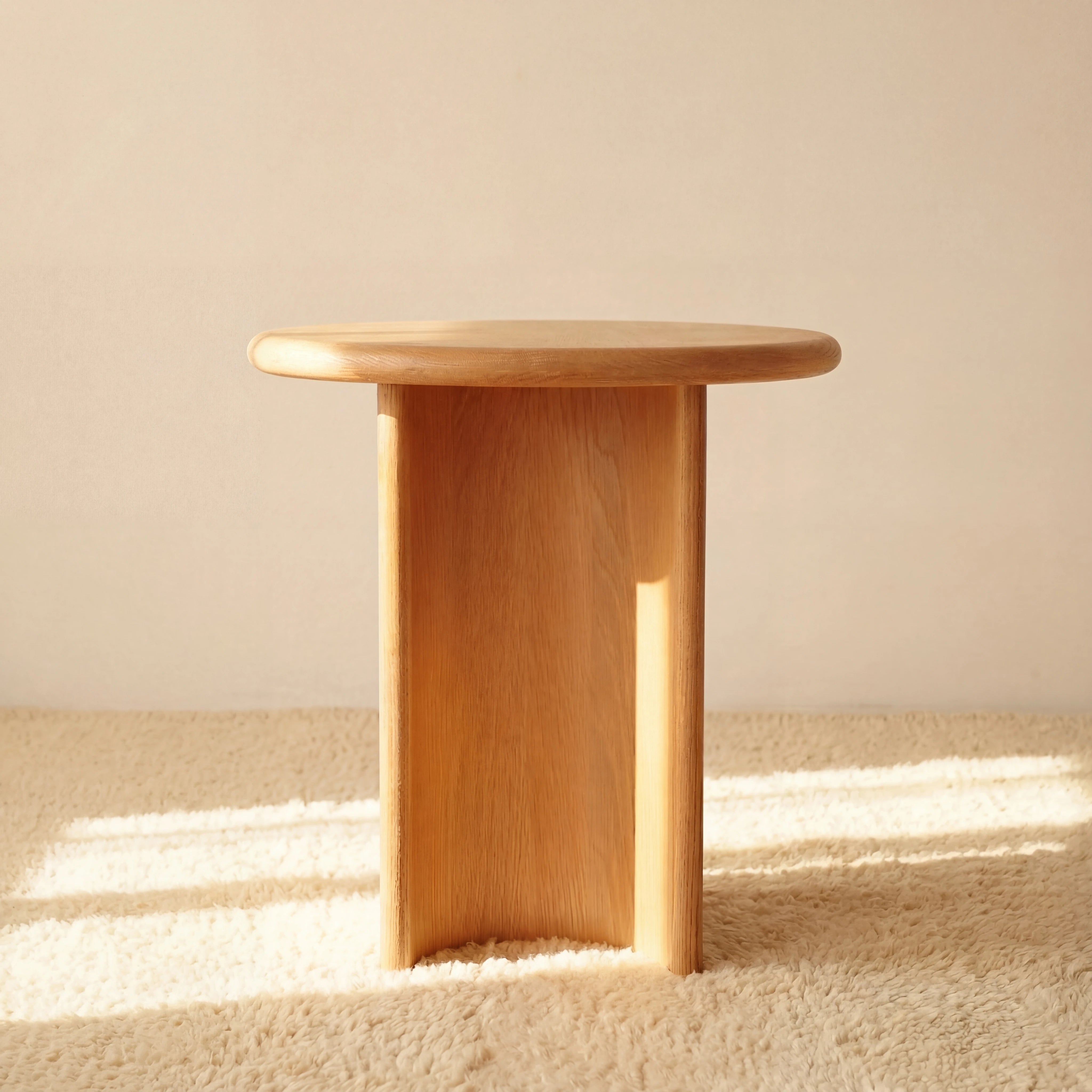 Haven Side Table White oak