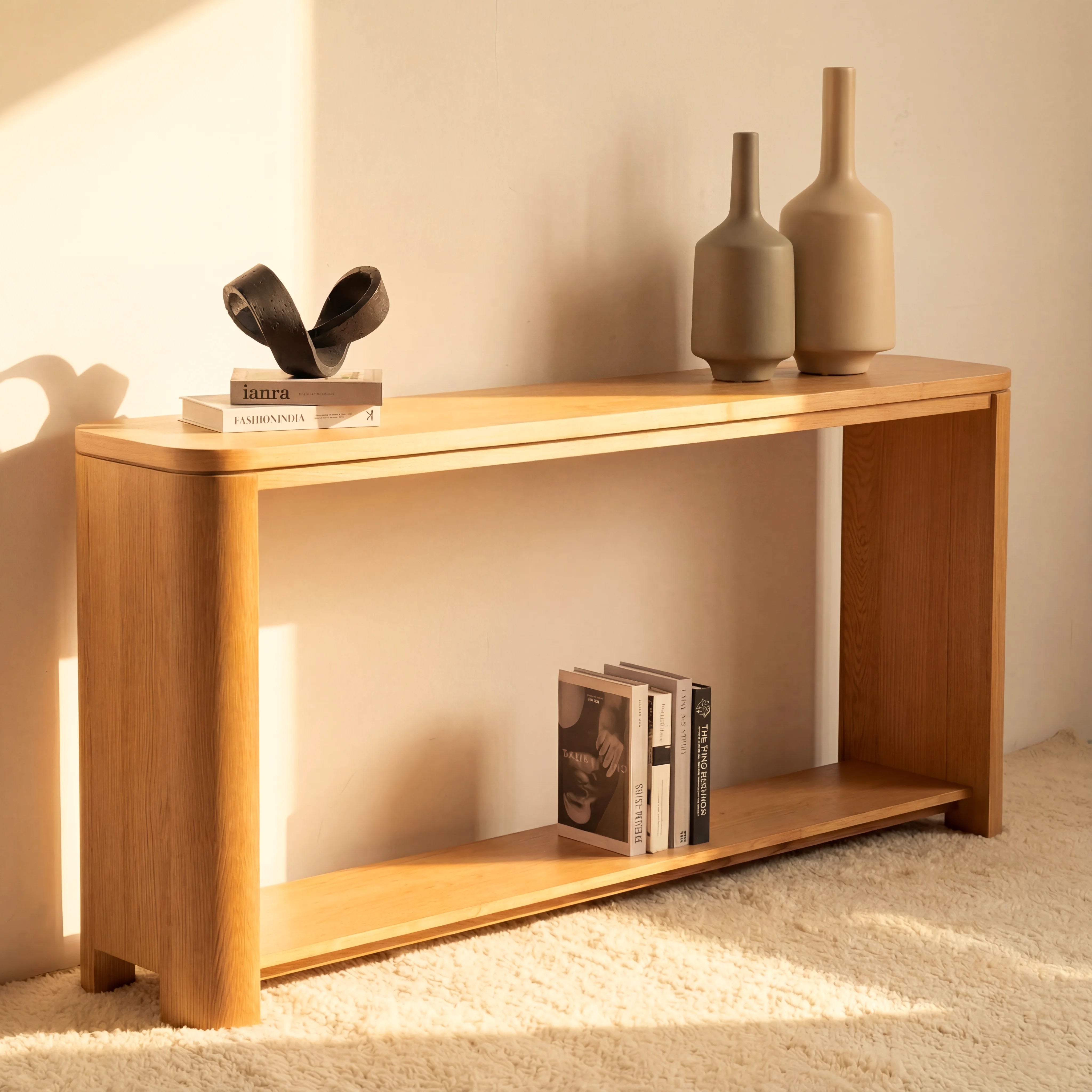 Ovelo Console Table All-oak construction