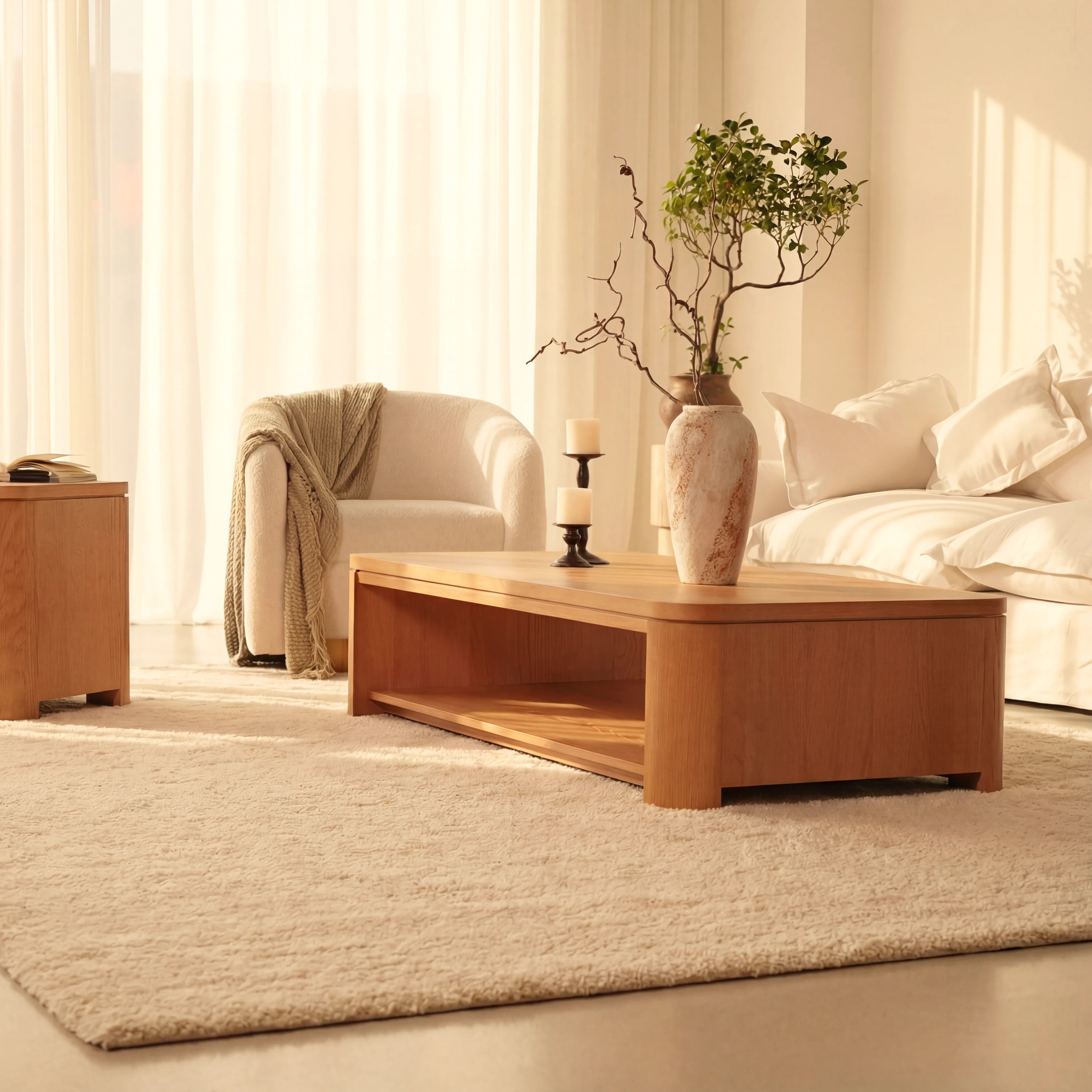 Ovelo Coffee Table All-oak construction