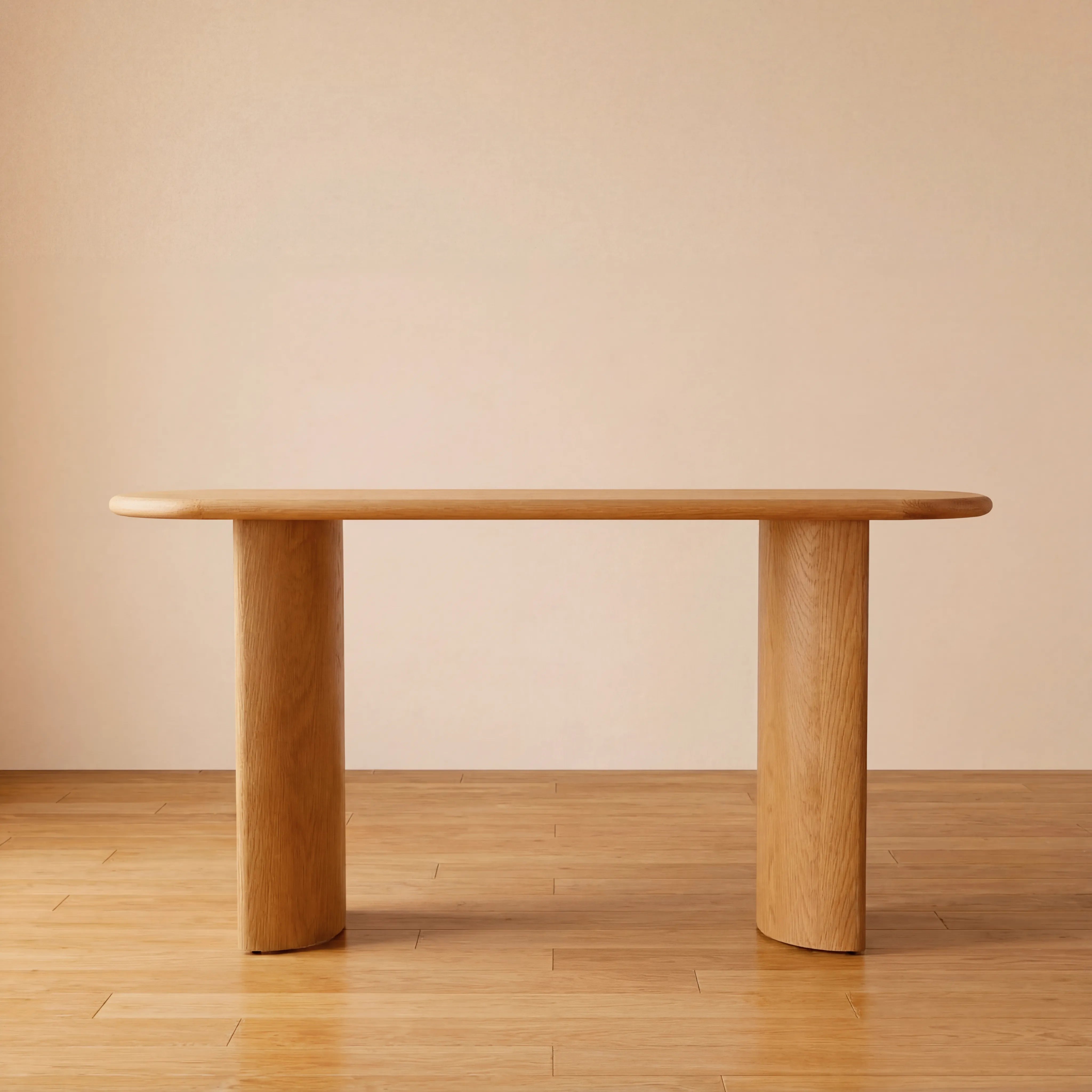 Haven Console Table White oak