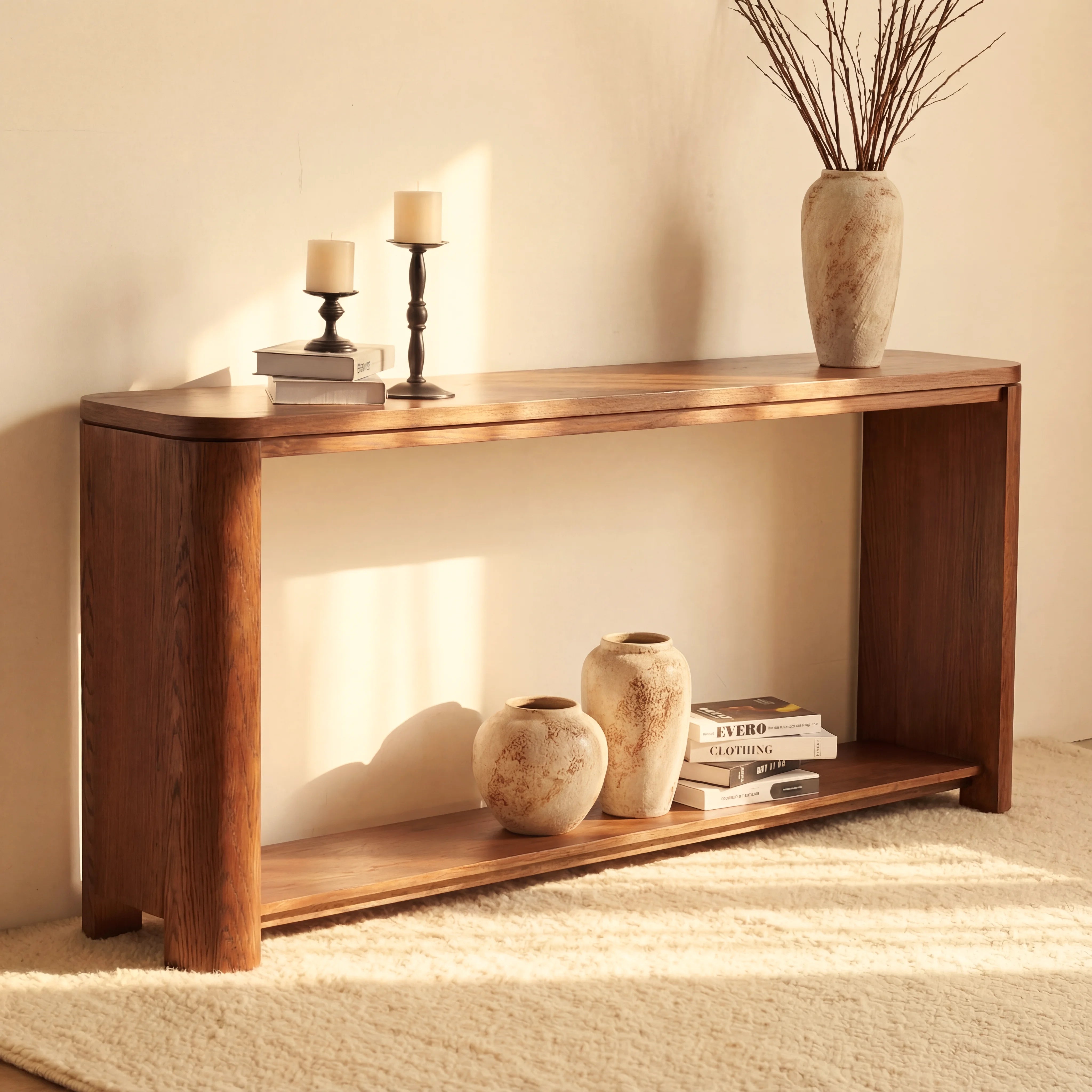 Ovelo Console Table All-oak construction