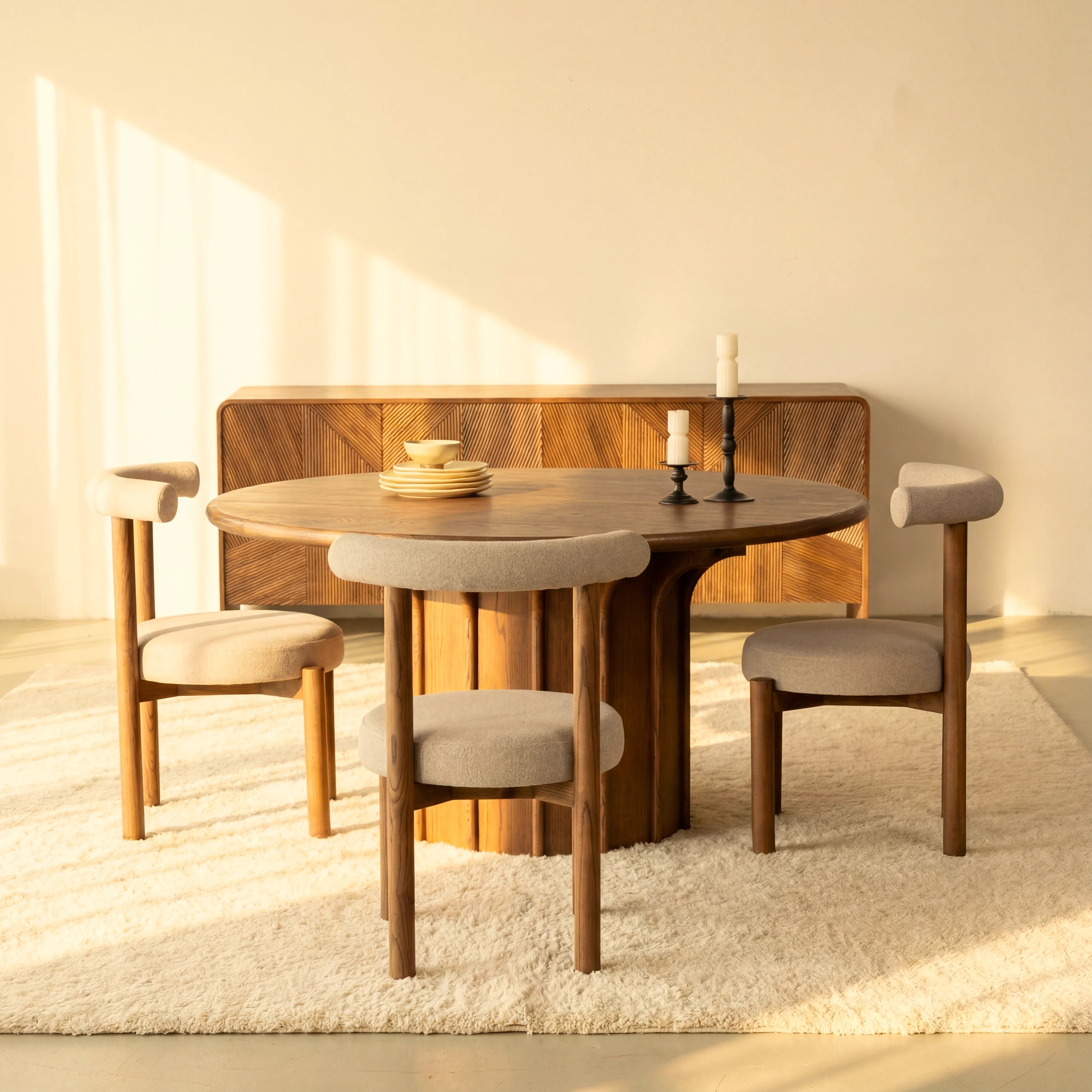 Corin Dining Table White oak