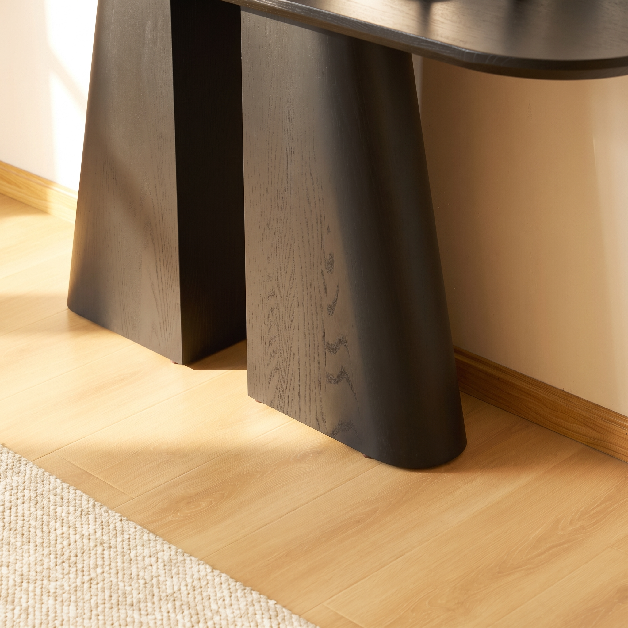 Solin Console Table  — Black oak finish