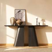 Solin Console Table  — Black oak finish