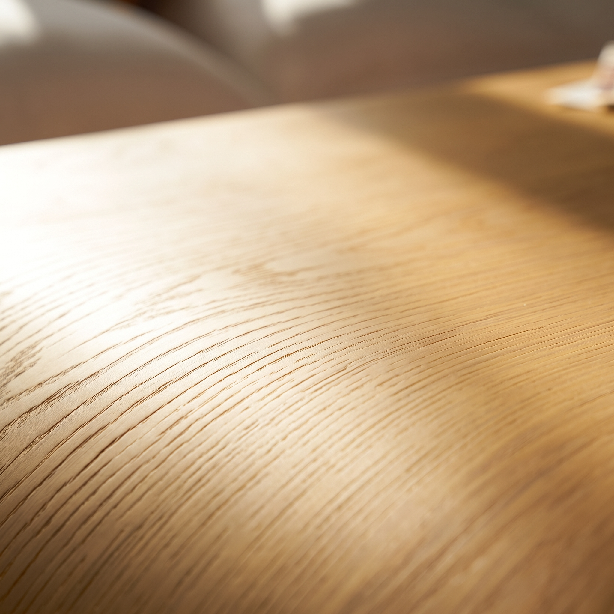 Arcus Coffee Table — Natural oak finish