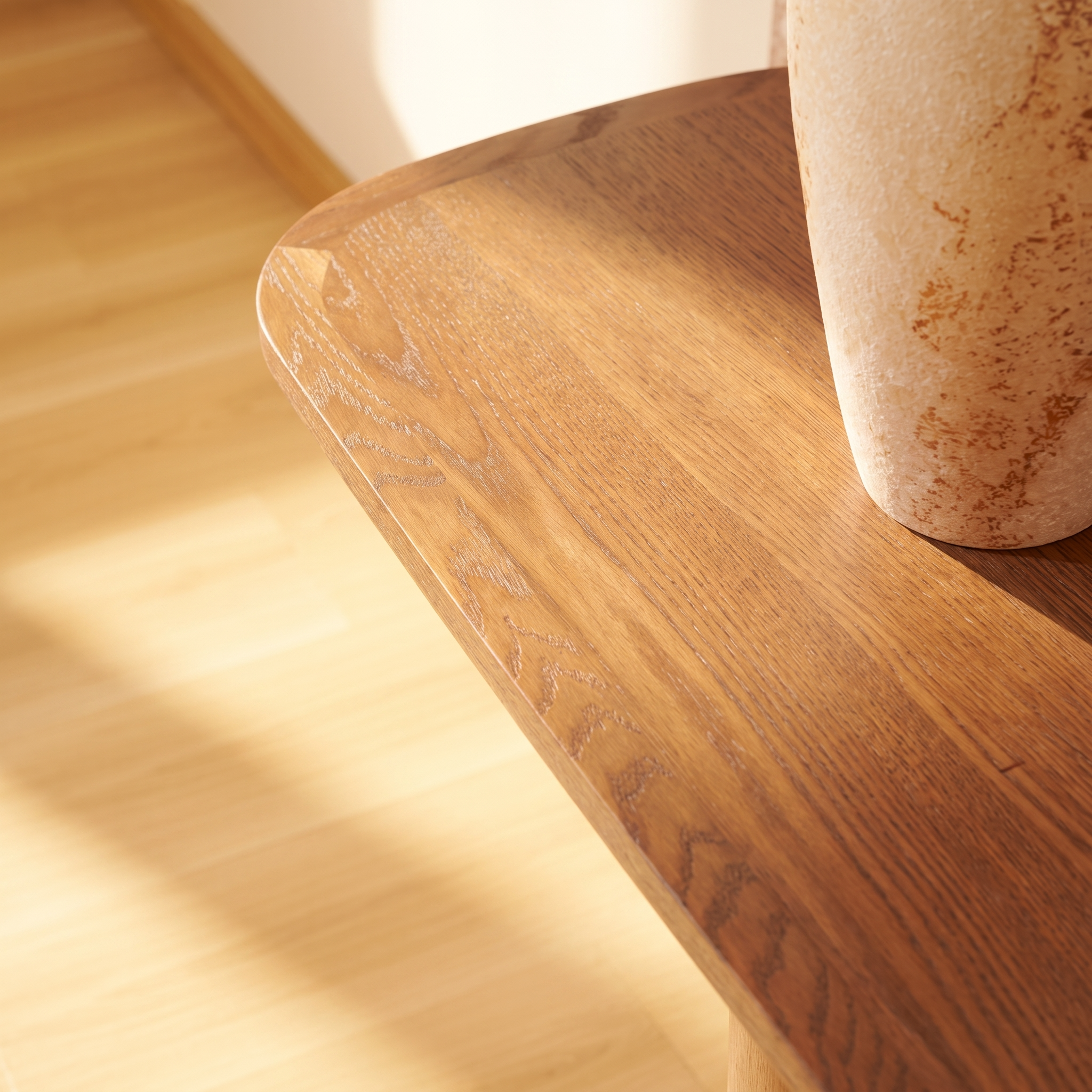 Arden Console Table  — Brown oak finish